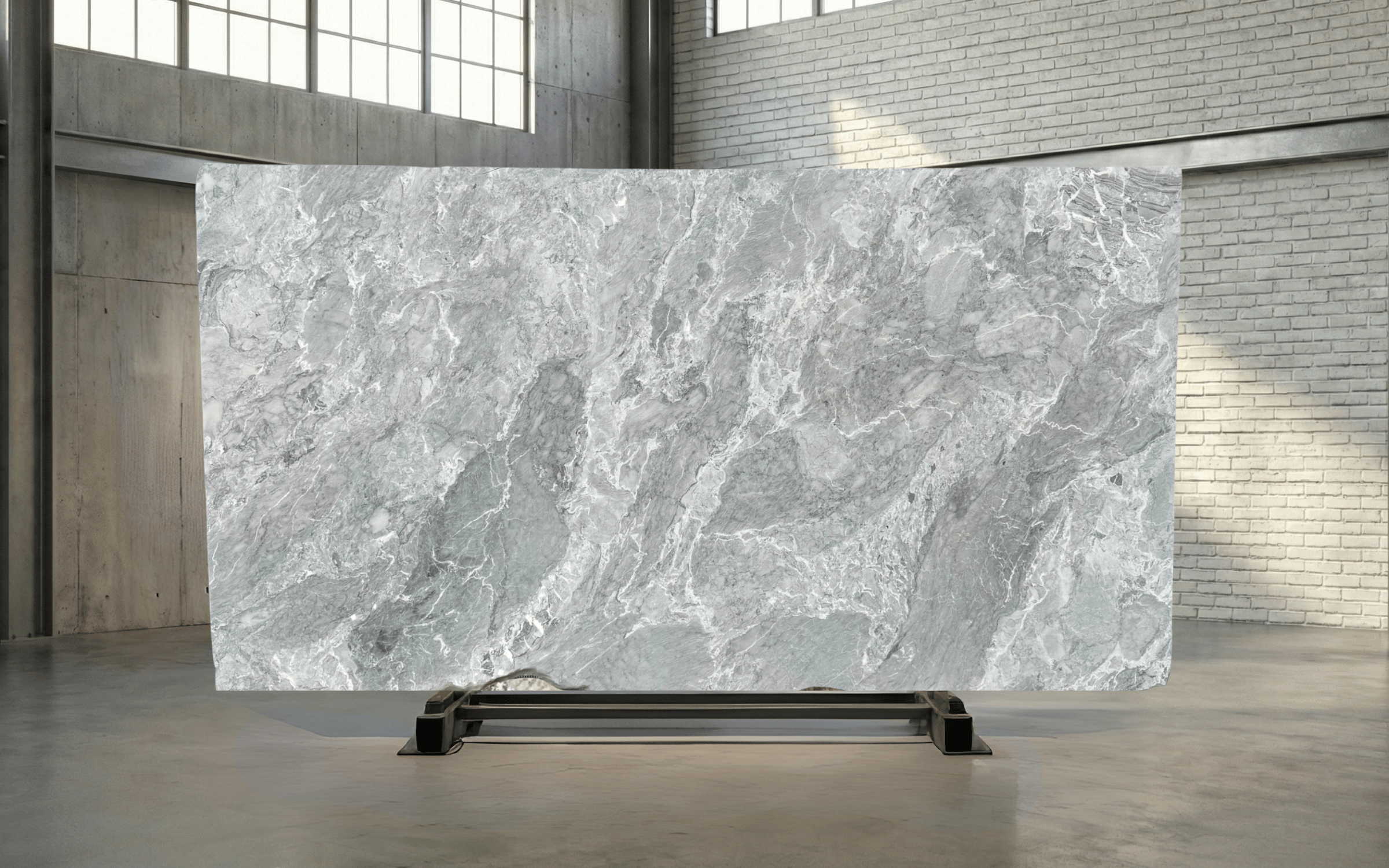 Bardiglio Versilys Honed Marble Slab