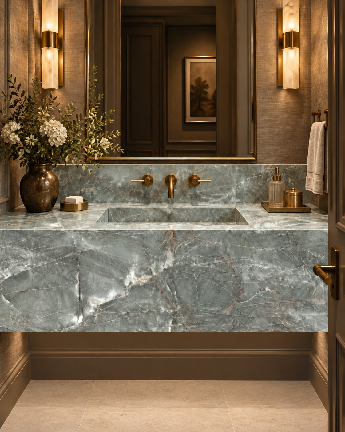 Emerald Green Vanity