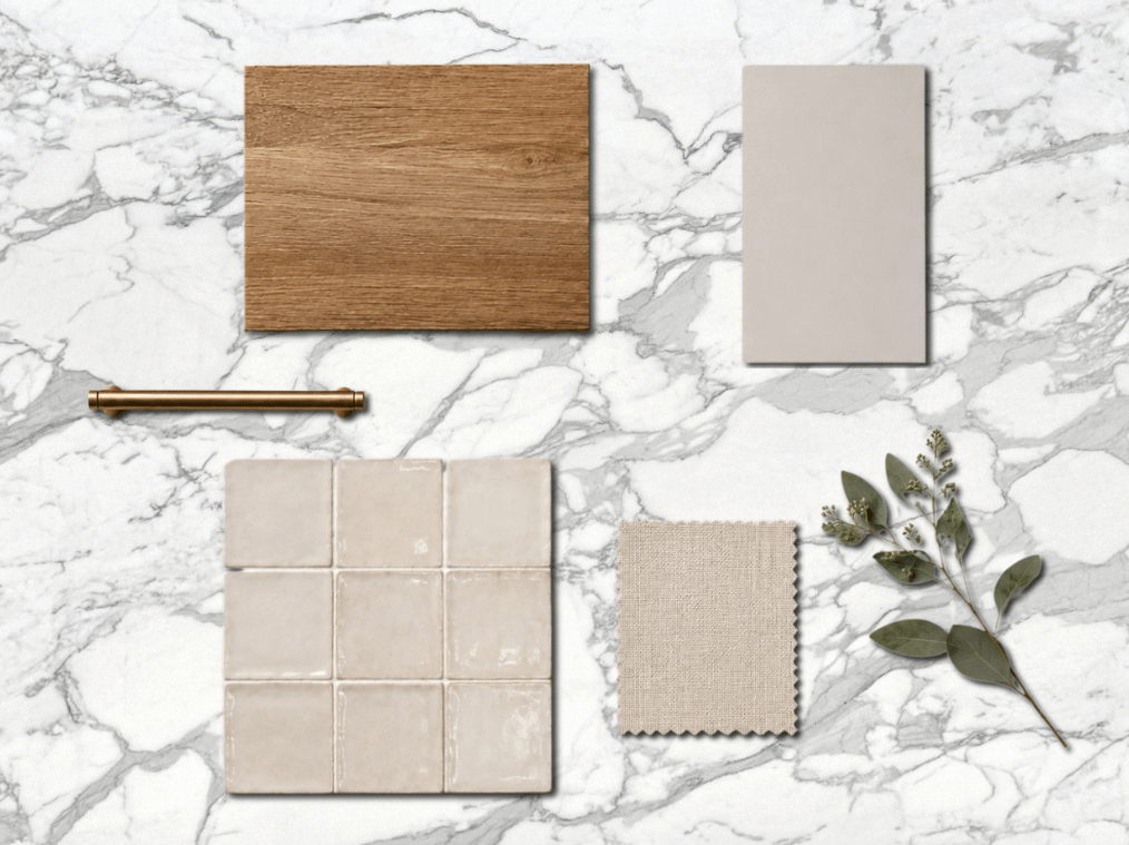 Calacatta Borghini Oro Honed Mood Board.png