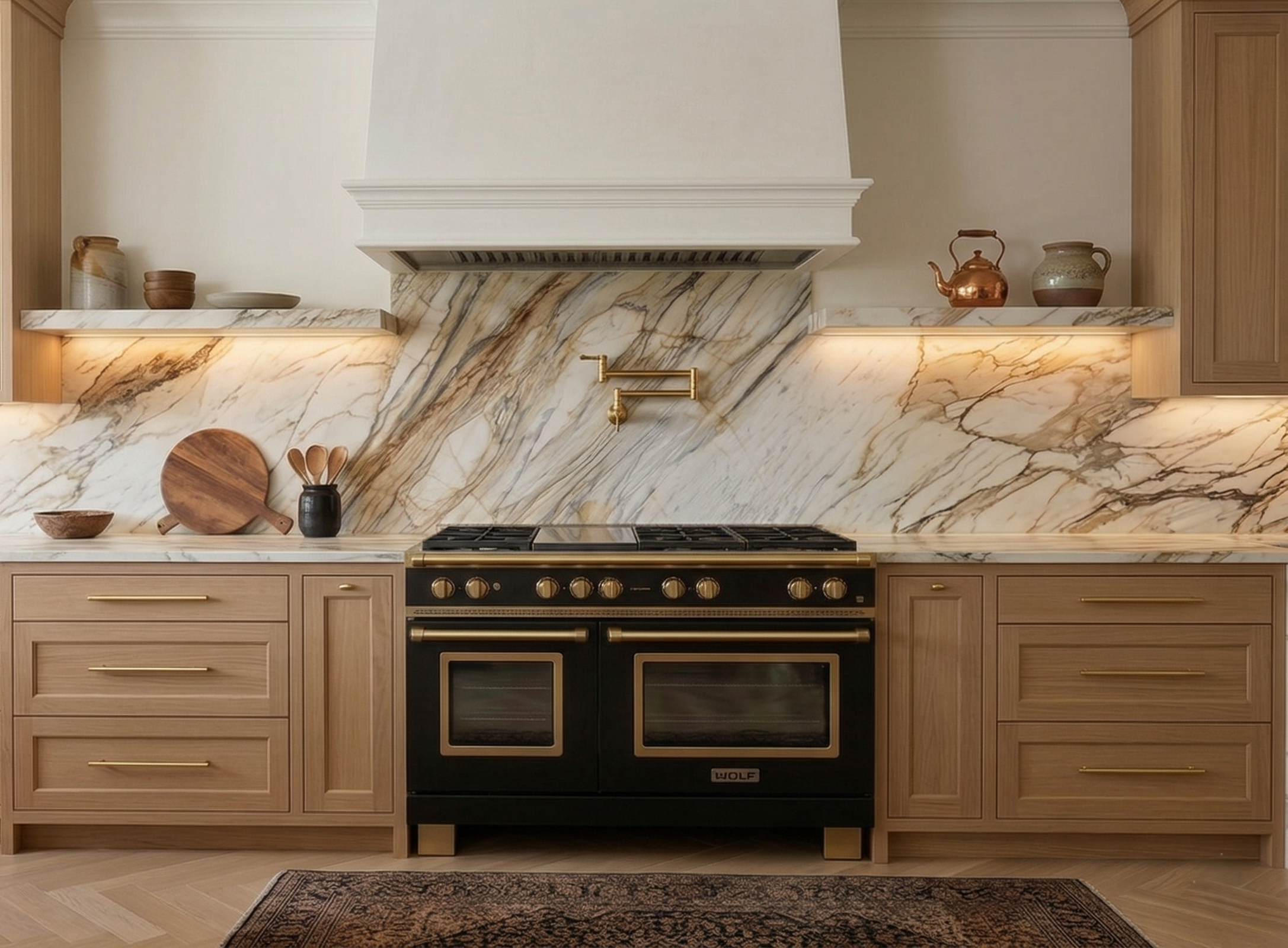 Calacatta Macchia Vecchia Borghini Kitchen