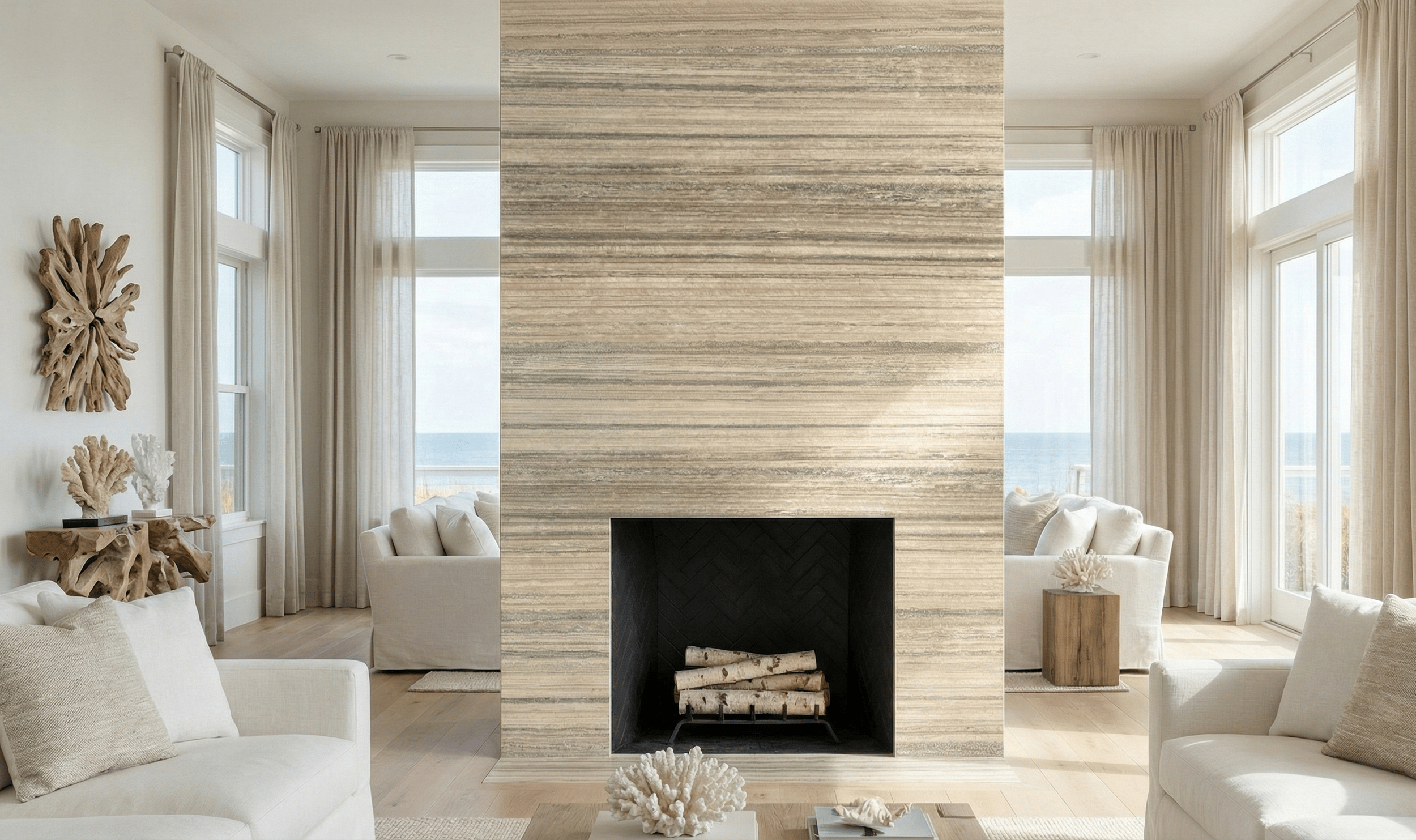 Silver Crystal FH Fireplace