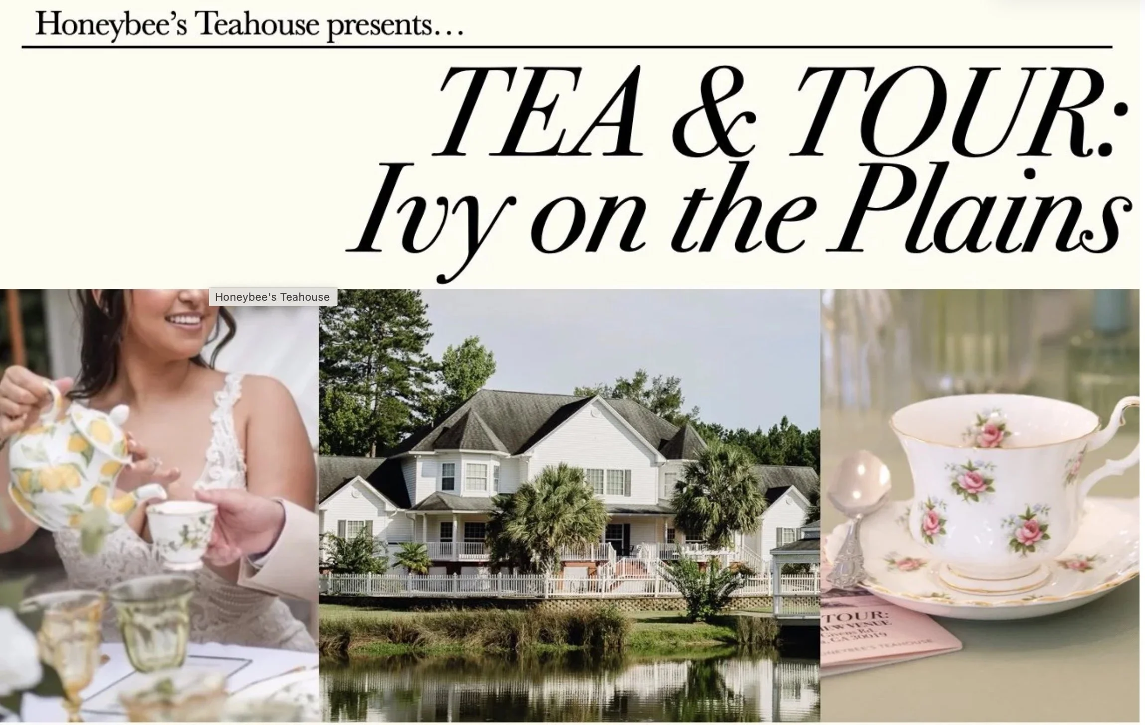 Tea and Tour : Ivy on the Plains