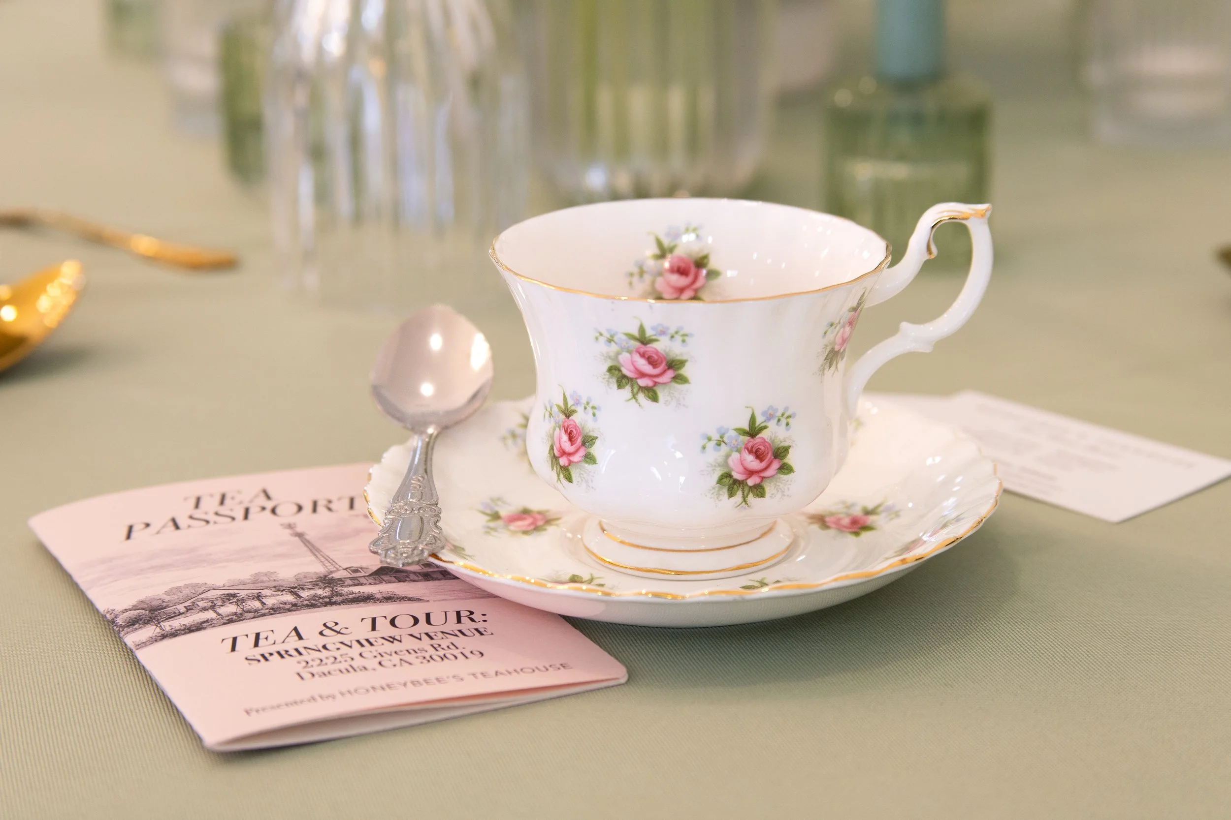 teacup and tea & tour passport