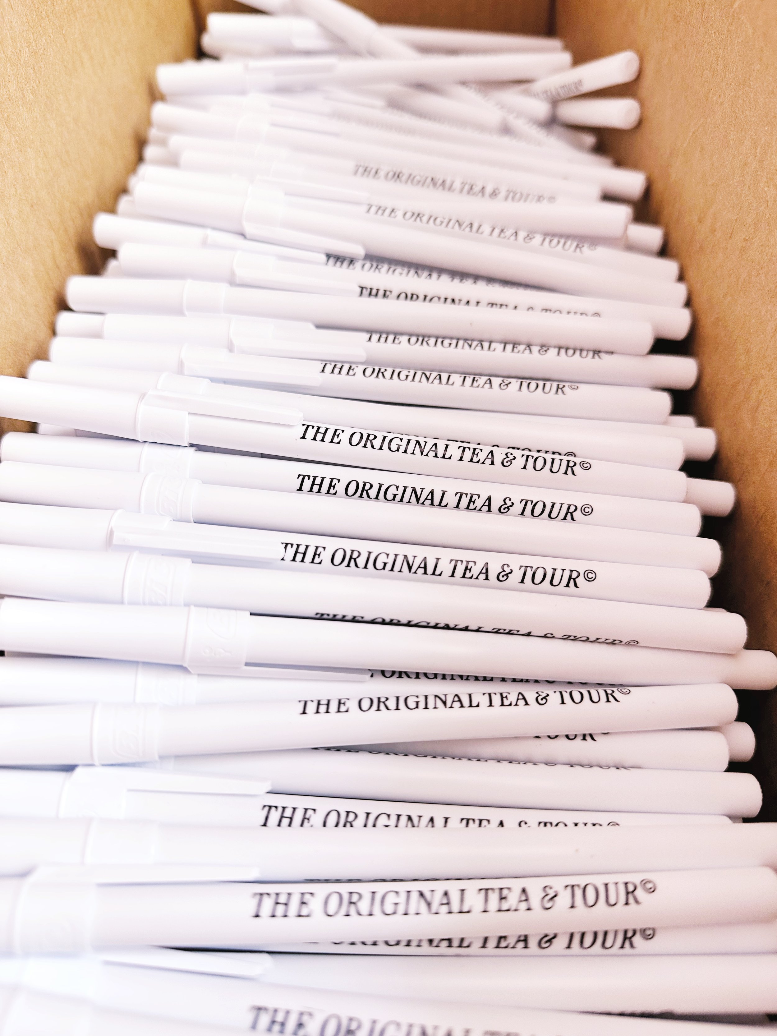 The Original Tea & Tour writing pens