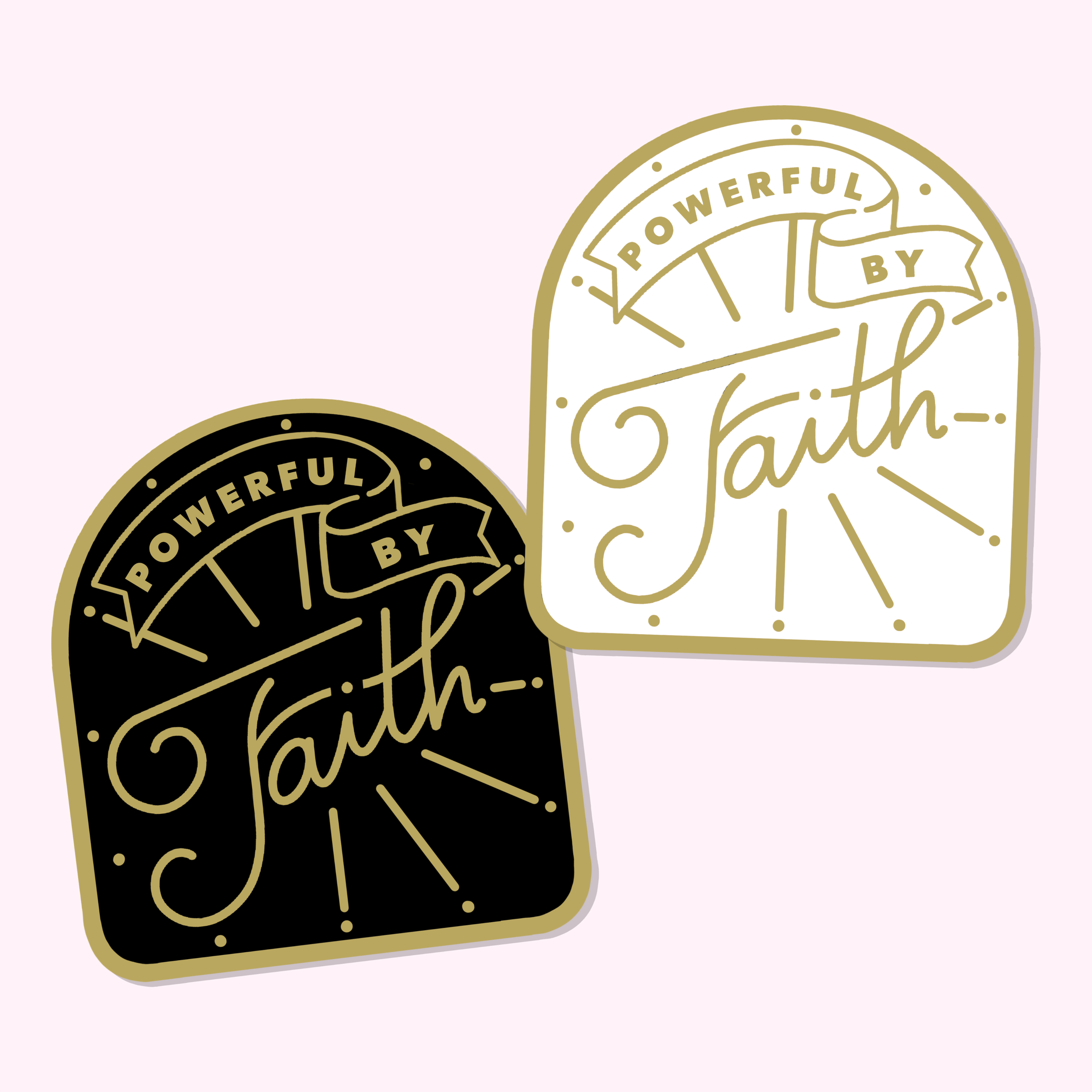 powerful by faith enamel pin.png