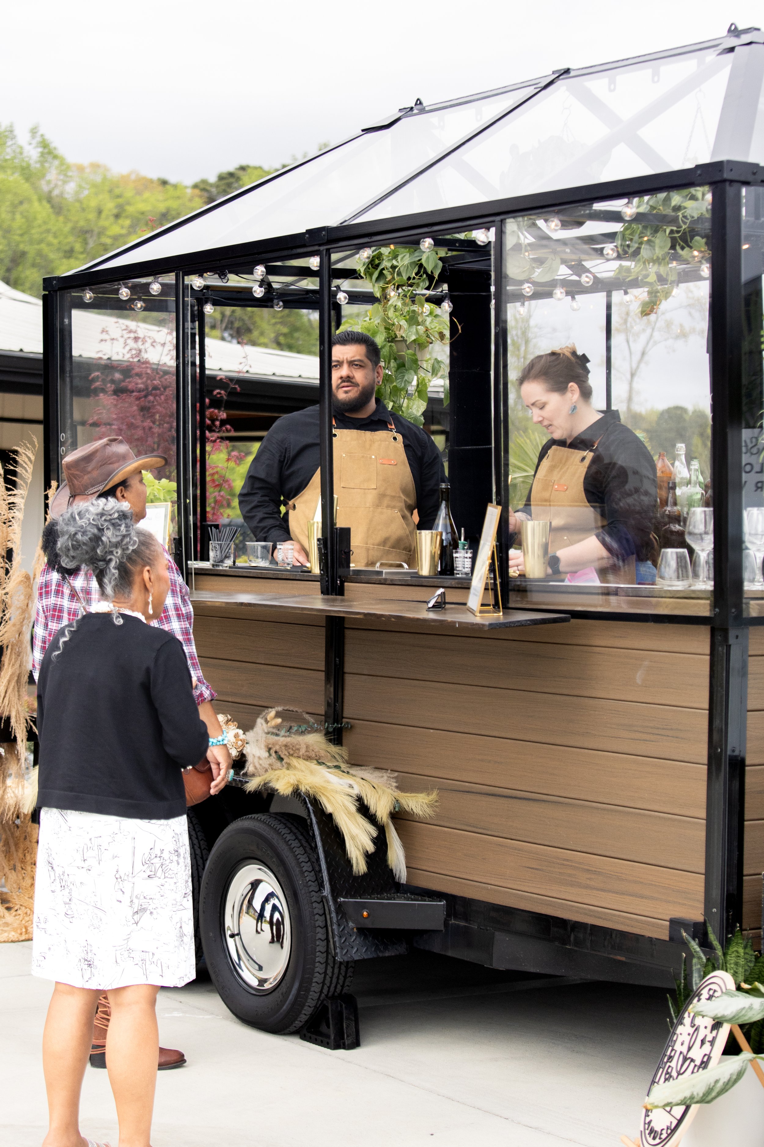 Shot by Michi & Maya Photography of The Garden Bar mobile bar service 