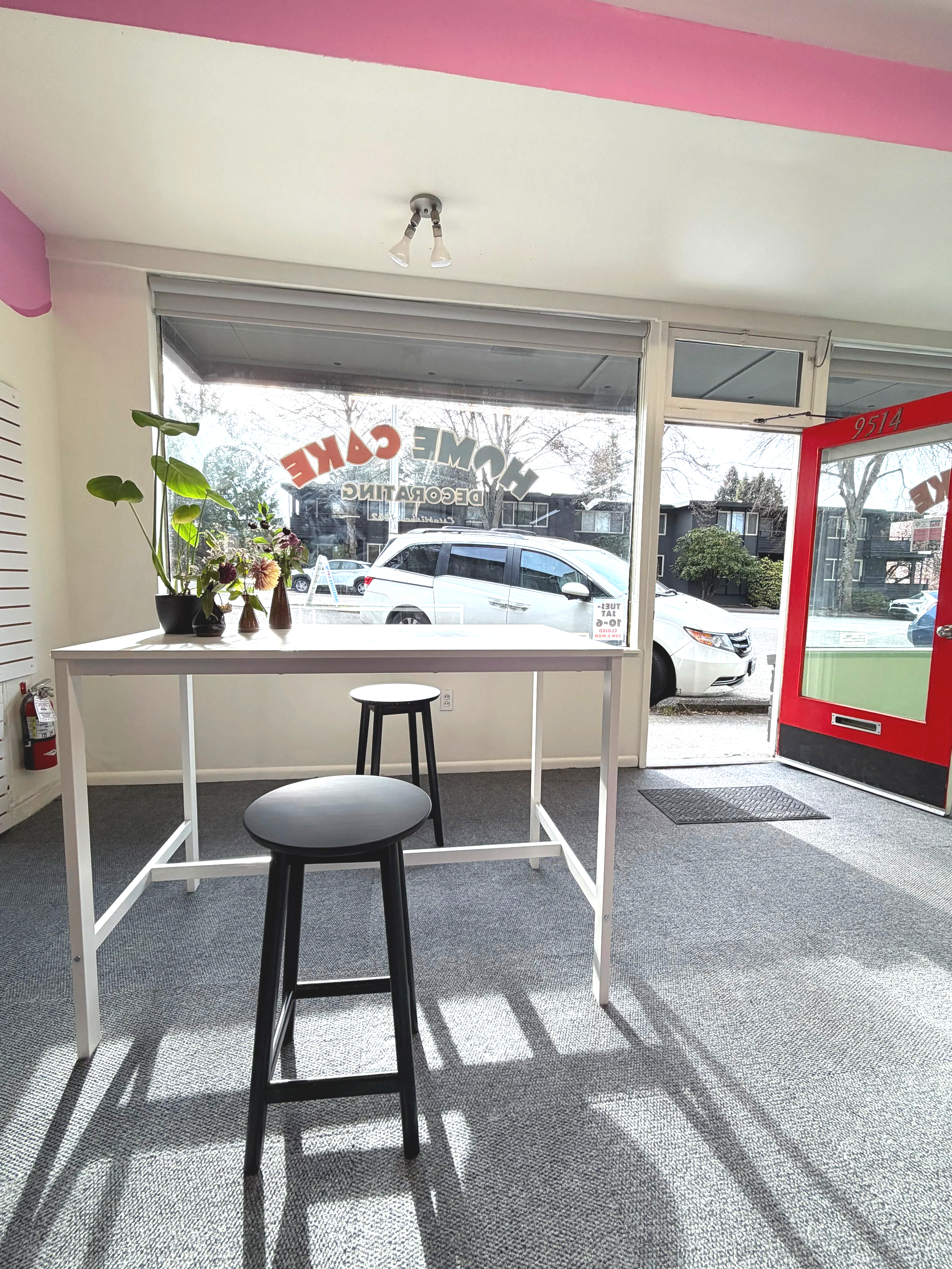 The Proving Box community space at Home Cake Decorating