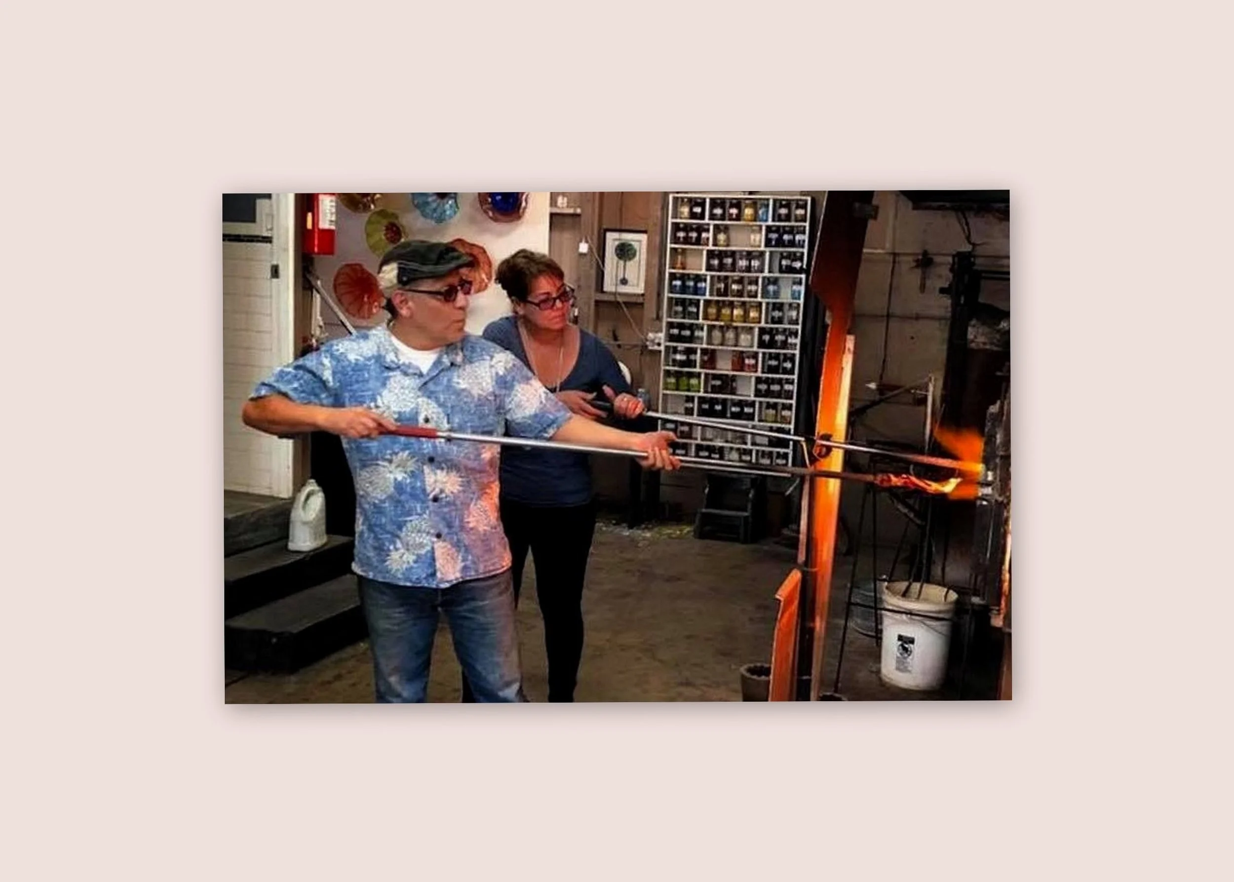Couple's Glassblowing Class