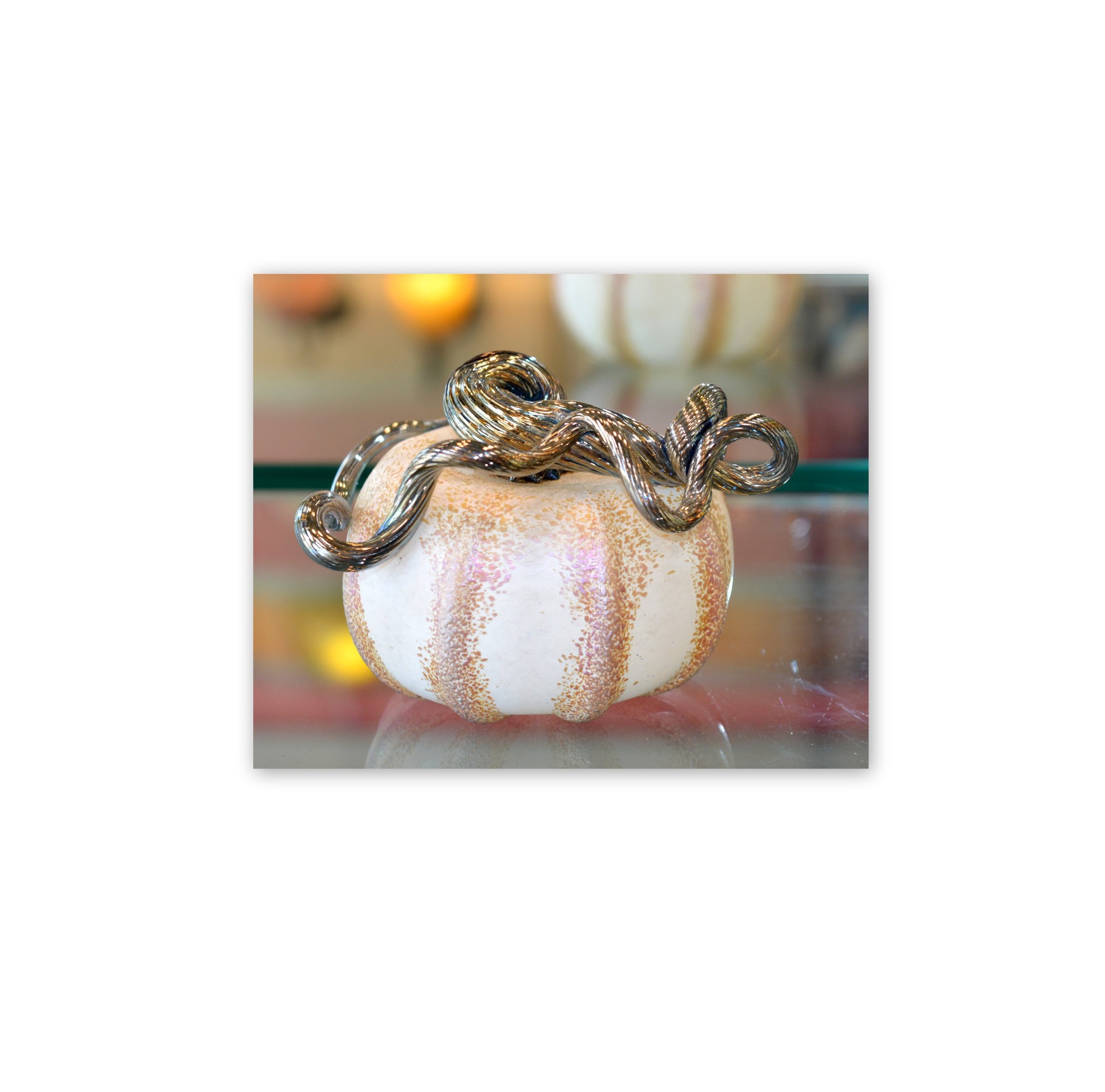 Pumpkin glassblowing Class for 2 people