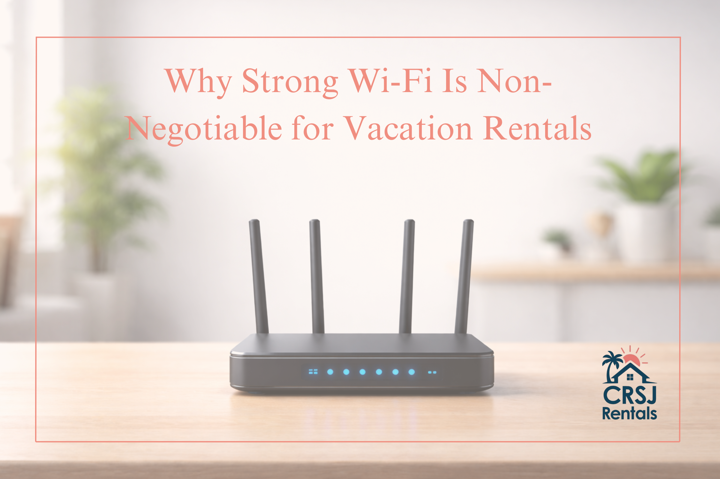 Why Strong Wi-Fi Is Non-Negotiable for Vacation Rentals