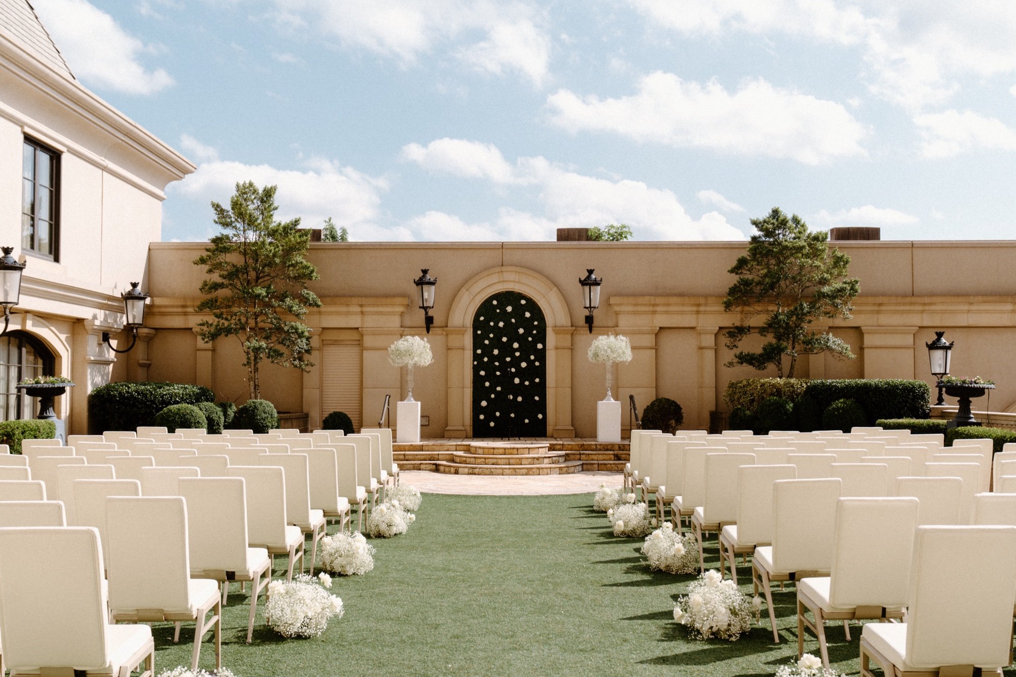wedding on the Terrace at St. Regis Hotel