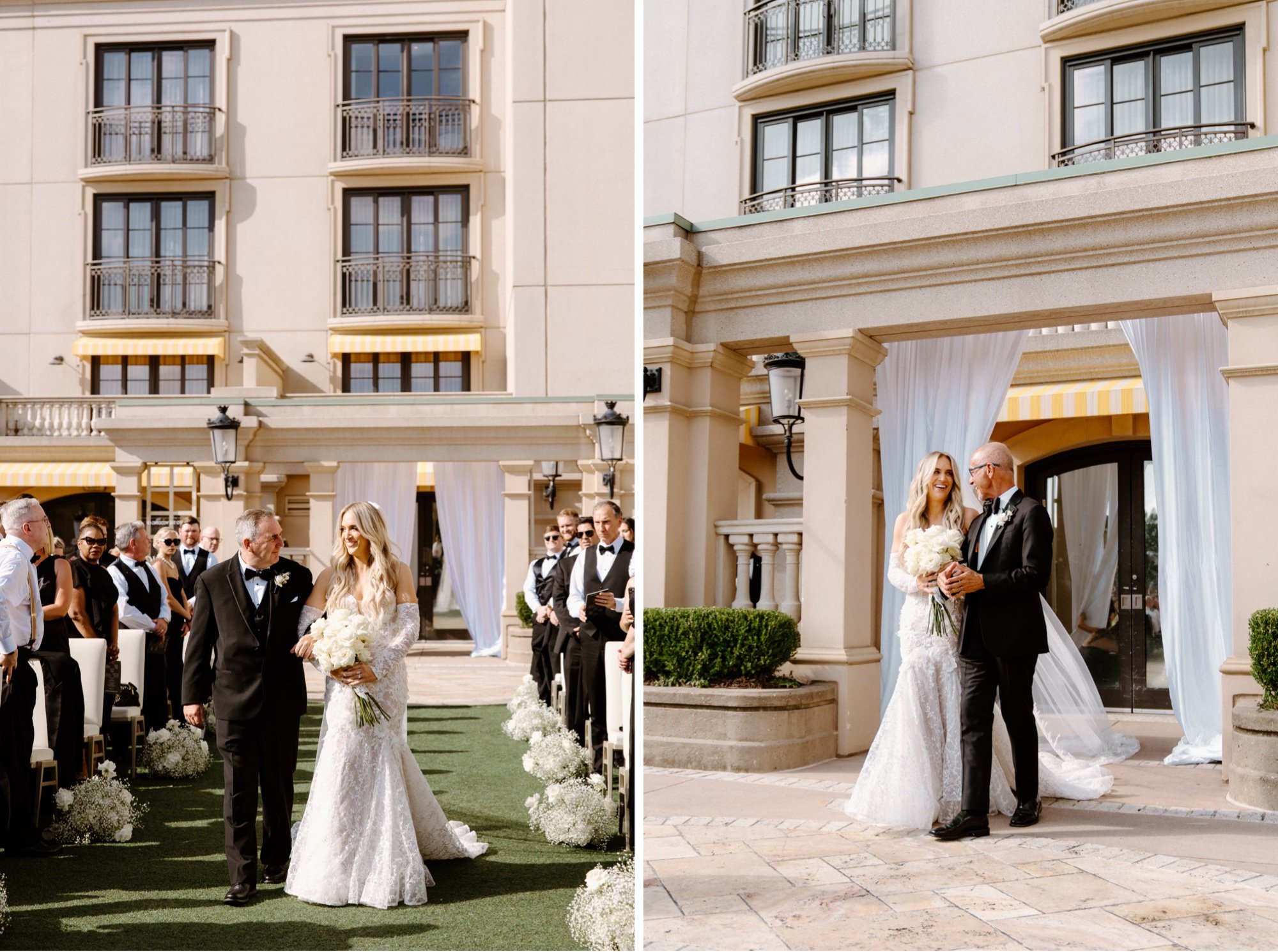 wedding on the Terrace at St. Regis Hotel Atlanta