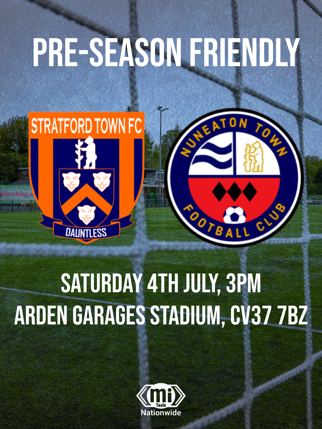 Match Preview: Stratford Town (A) - Friendly - Sat 4th July, 3pm