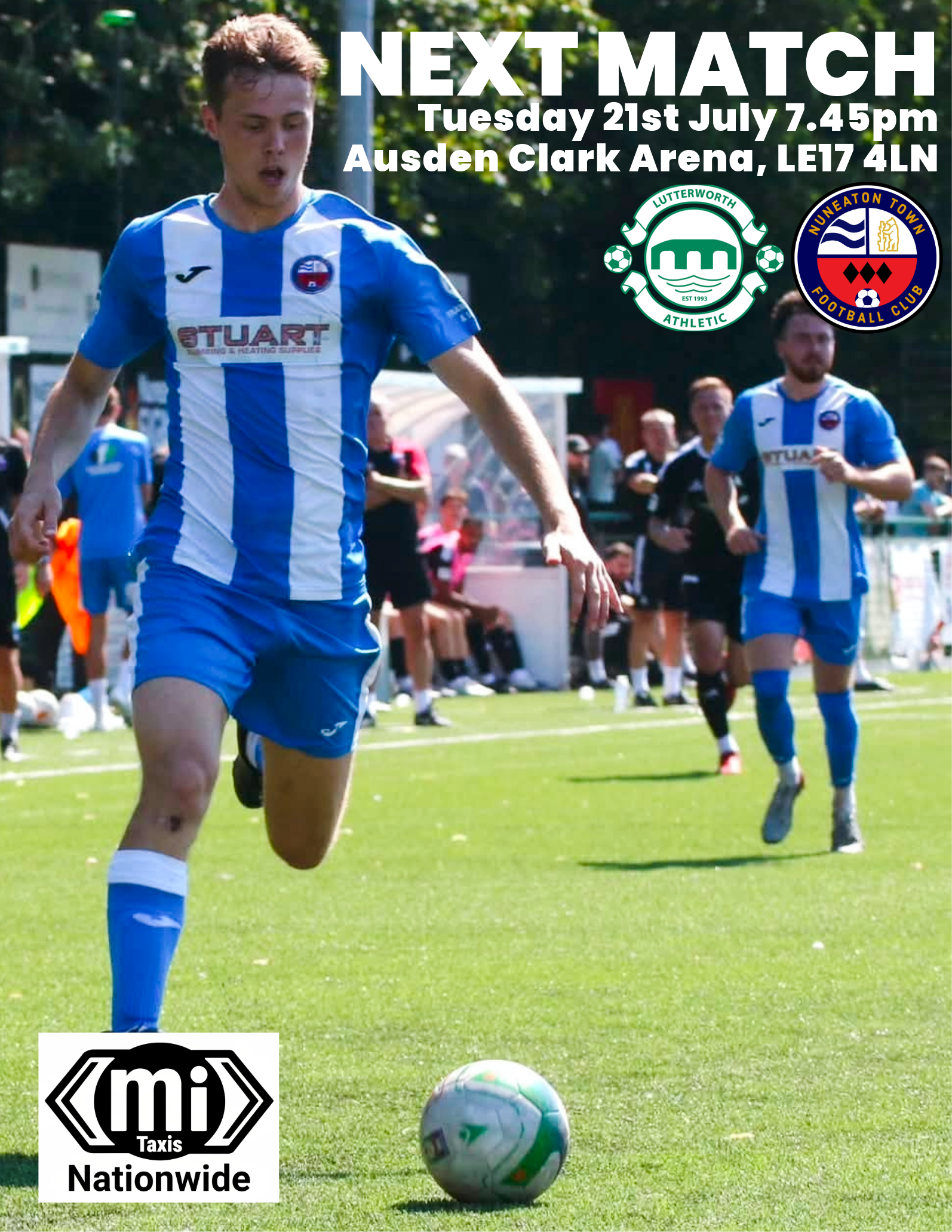 Match Preview: Lutterworth Ath (A - PSF), Tue 21st July, 7.45PM