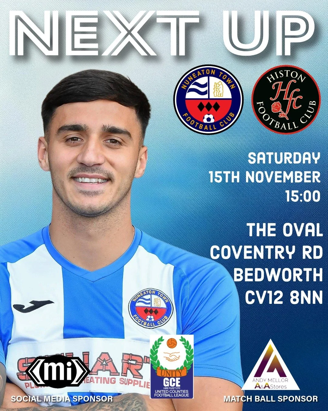 Match Preview: Histon FC, Saturday 15th November, 3pm
