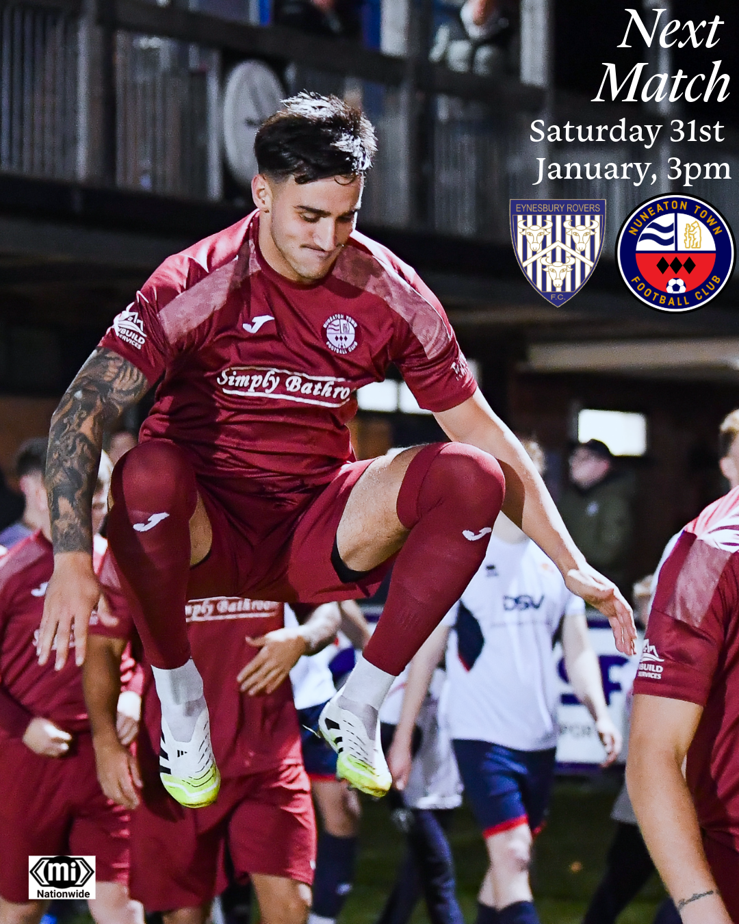 Match Preview: Eynesbury Rovers (A), Sat 31st Jan, 3pm