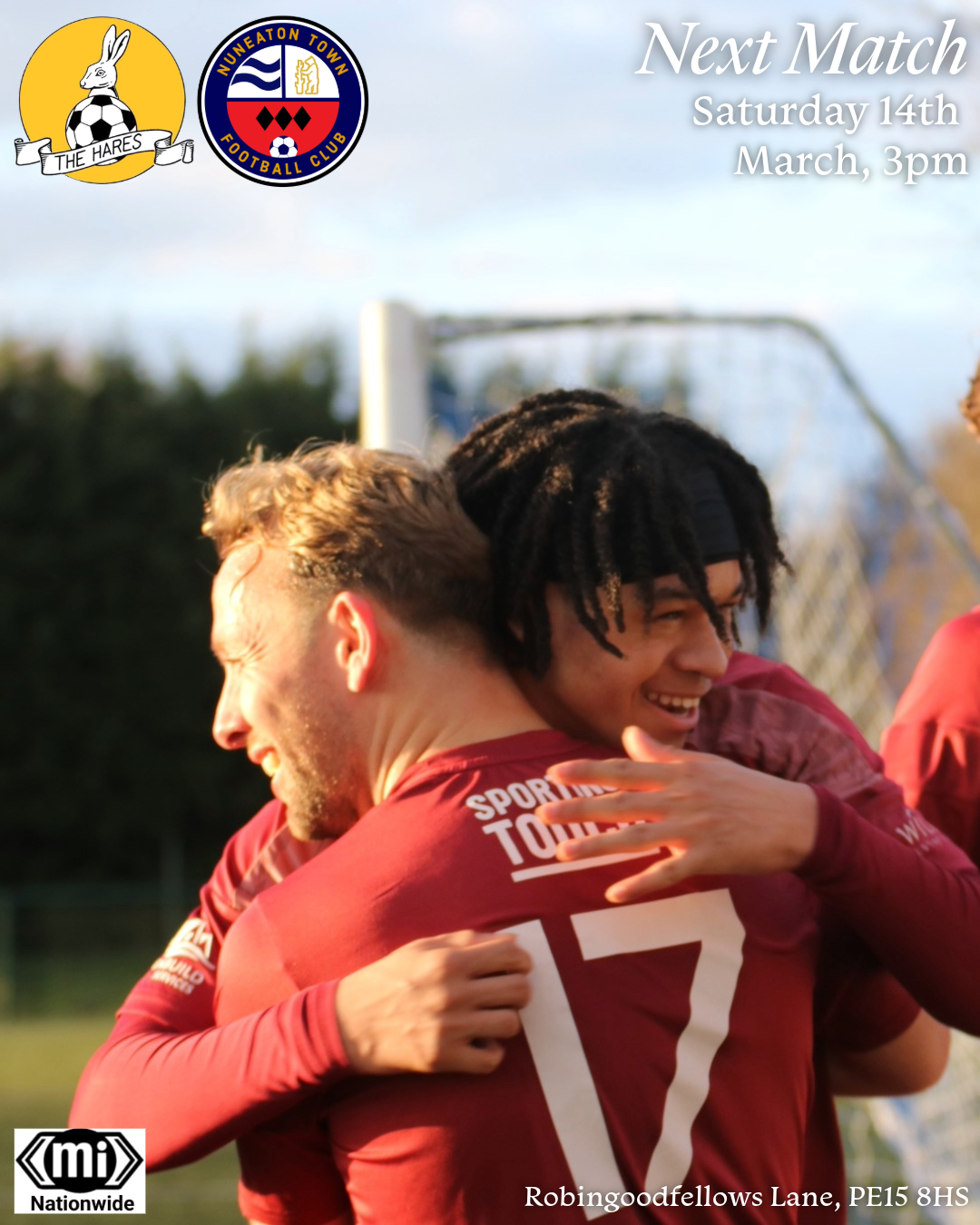 Match Preview: March Town United (A), Sat 14th March, 3pm