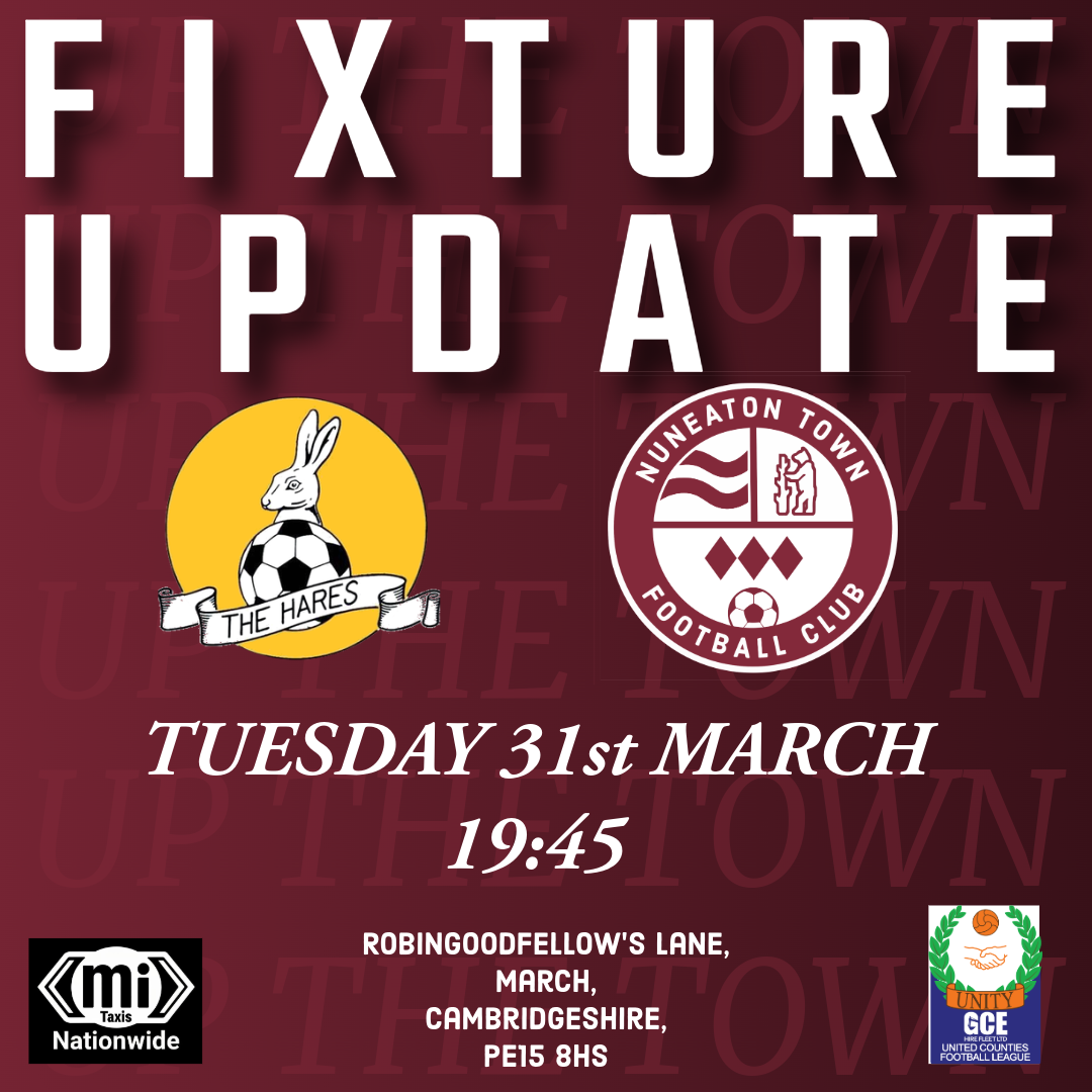 FIXTURE NEWS | March game to be replayed 