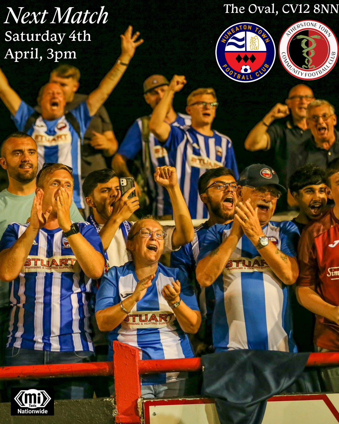 Match Preview: Atherstone Town (H), Sat 4th April, 3pm