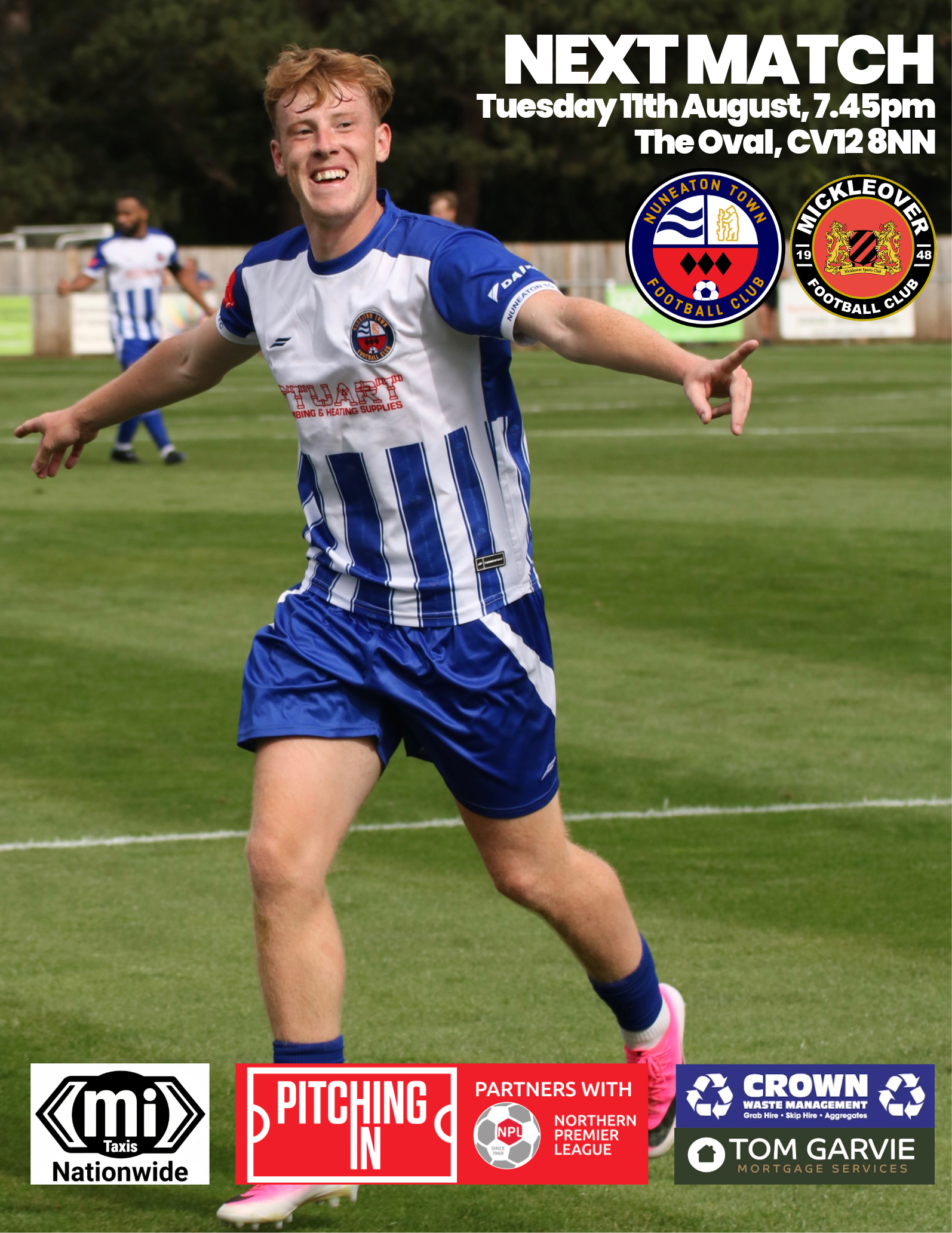 Match Preview: Mickleover, Tues 11th August, 7:45PM