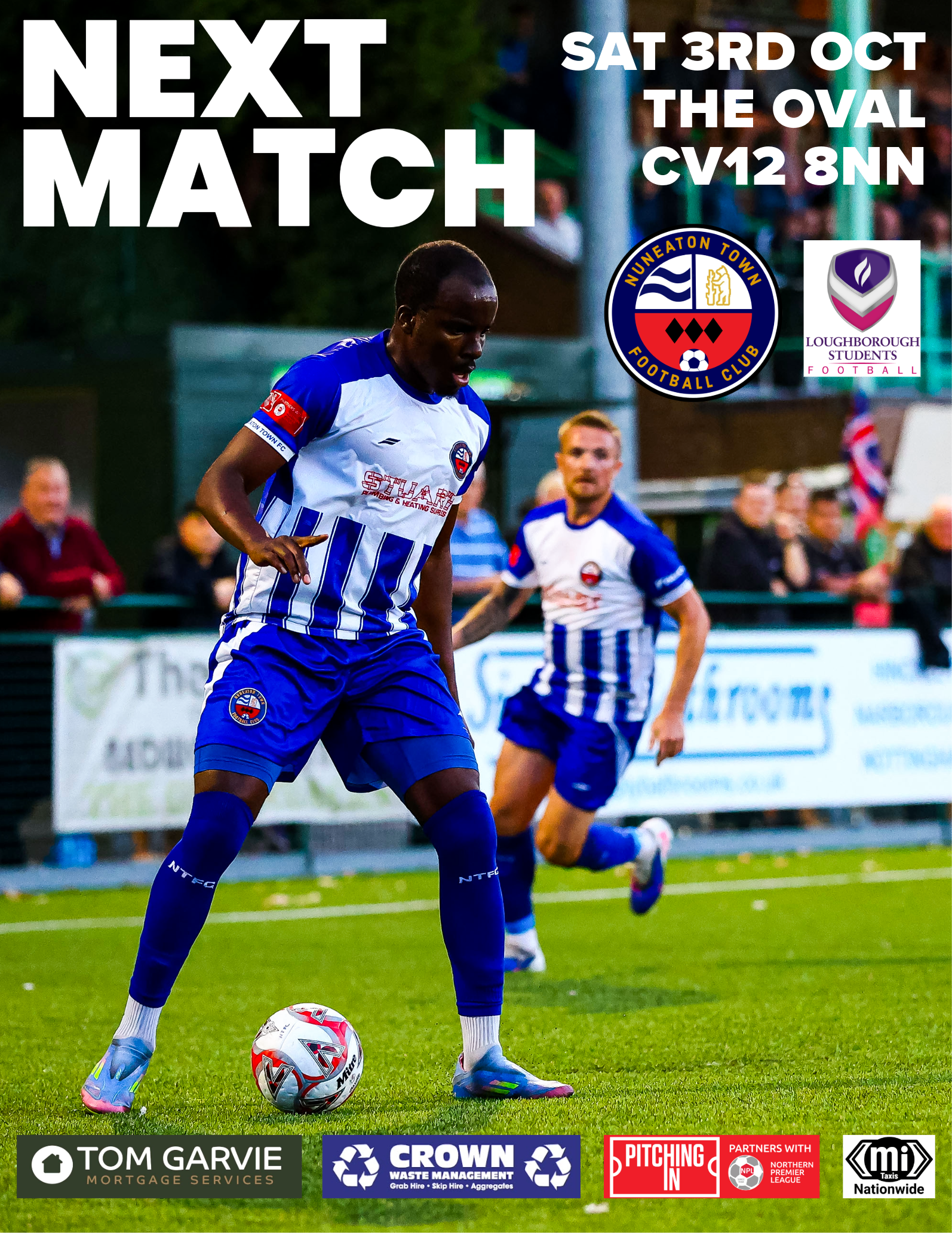 Match Preview: Loughborugh Students (H), Sat 3rd Oct, 3pm 