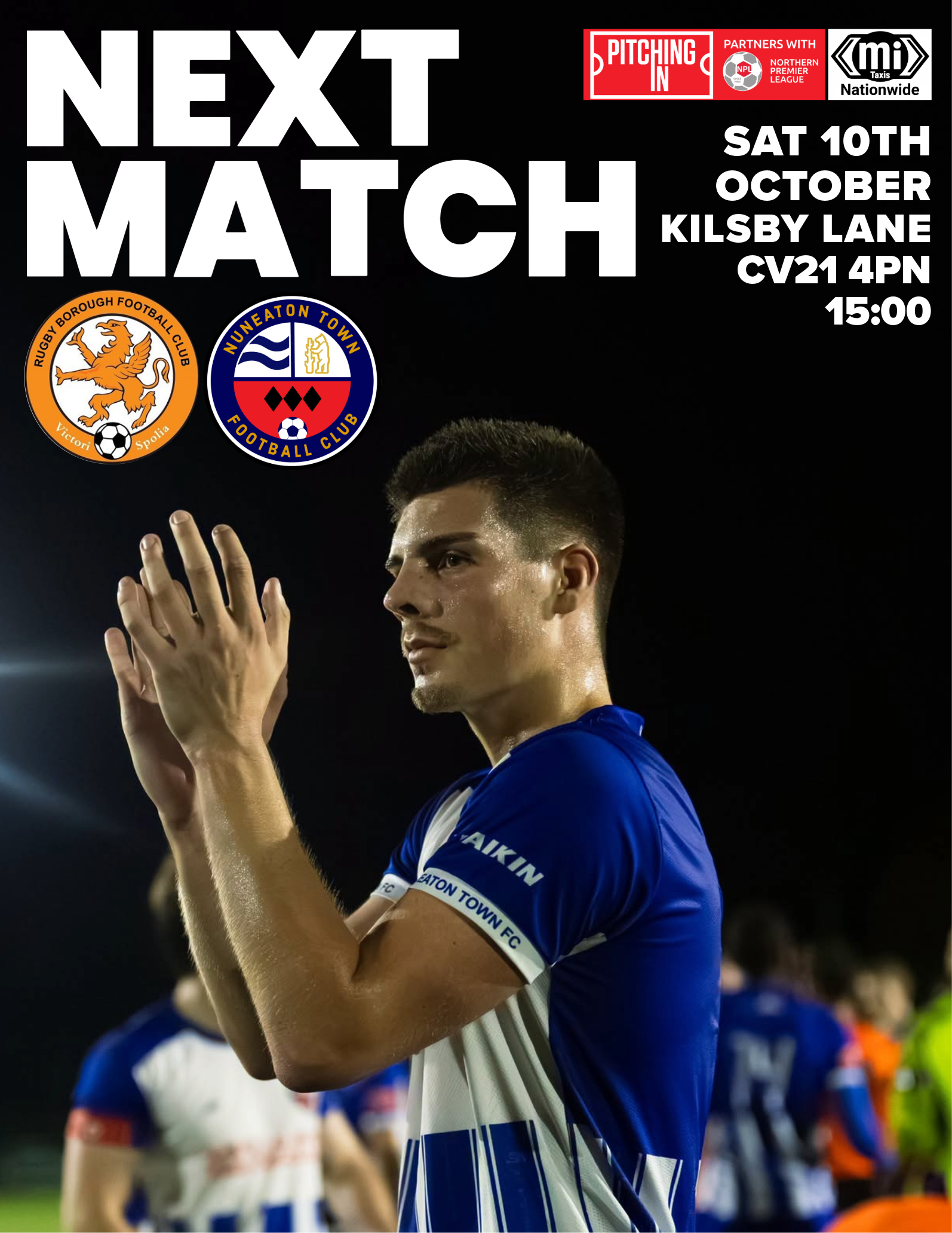 Match Preview: Rugby Borough (A), Sat 10th Oct, 3pm