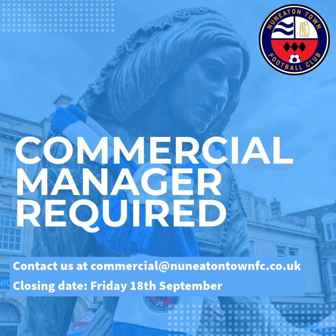 Commercial Manager required