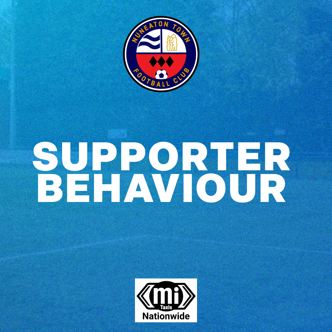 Supporter Information following poor behaviour