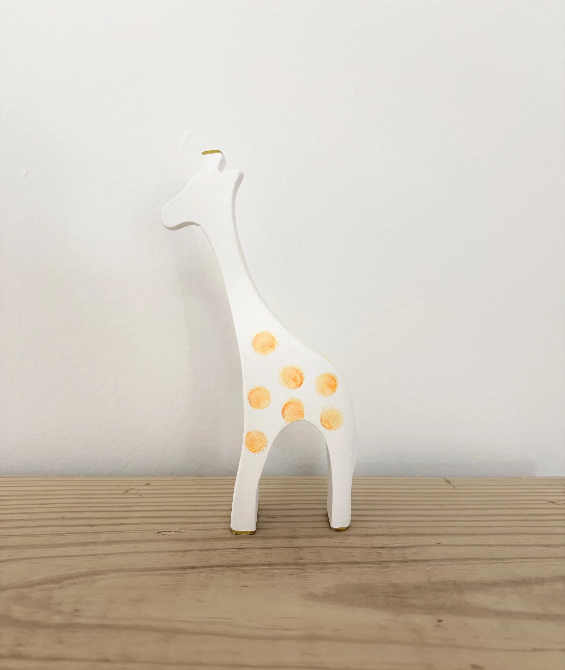 Wood toy giraffe