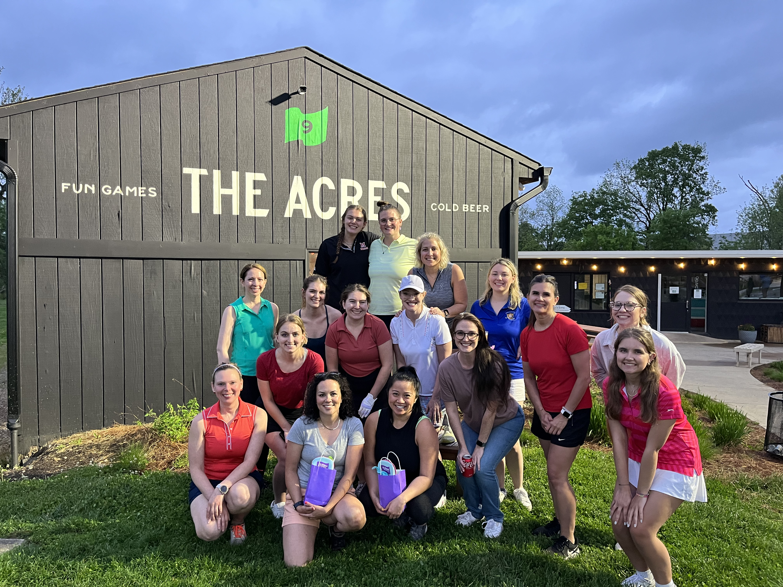 A great group came out to hit balls, eat, drink and socialize on May 12, 2023