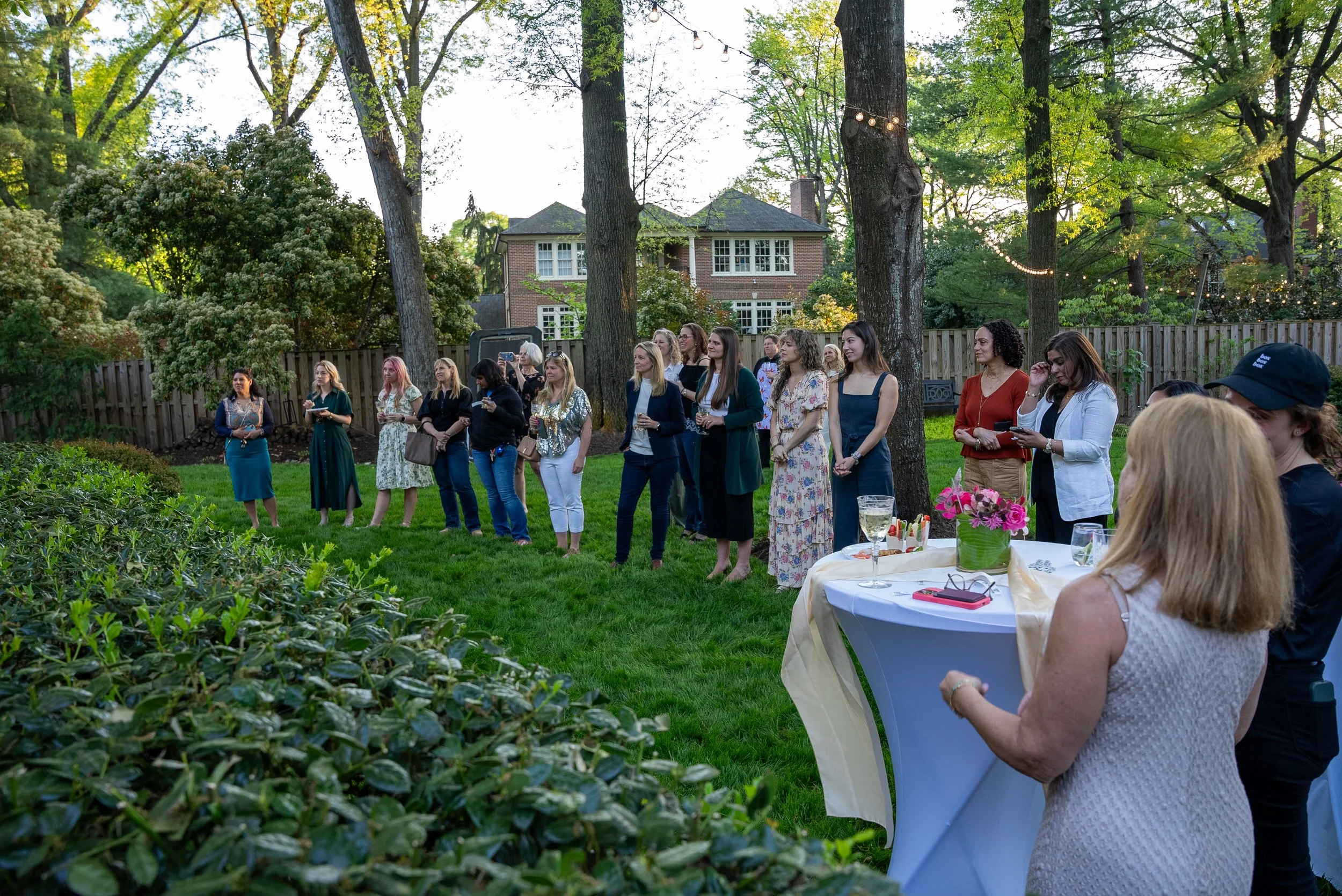 An outdoor foundation event.
