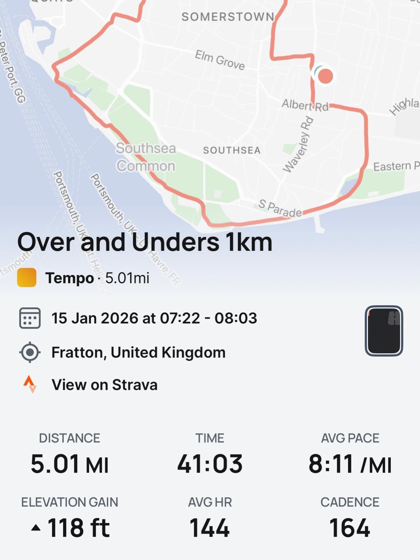 Warsaw Half Marathon Training #4 - Over and Unders 1km

2 x 1km @ 8:15 min/ mile pace
2 x 1km @ 7:30 min/ mile pace