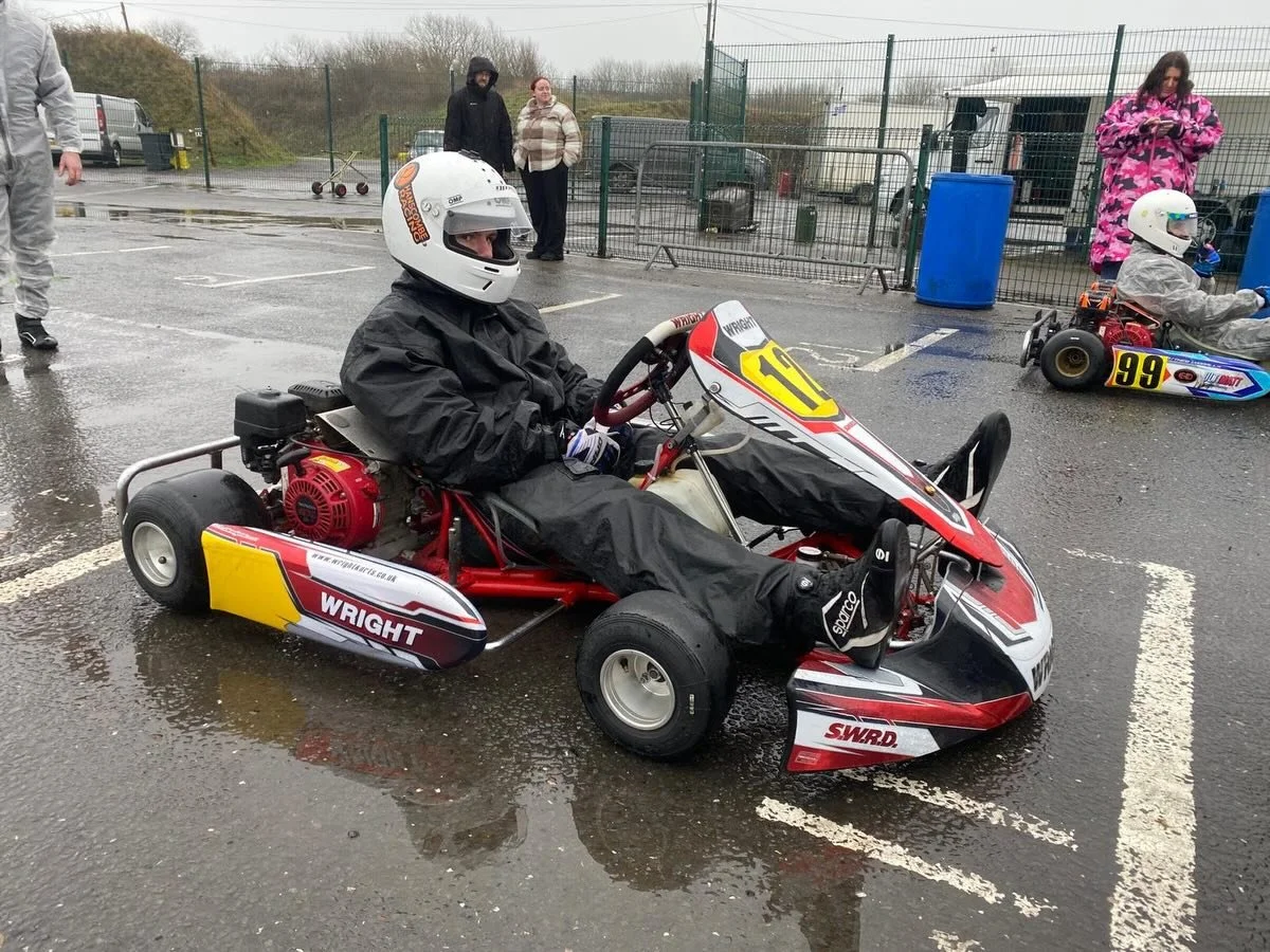 Racing in the wet 🌧️