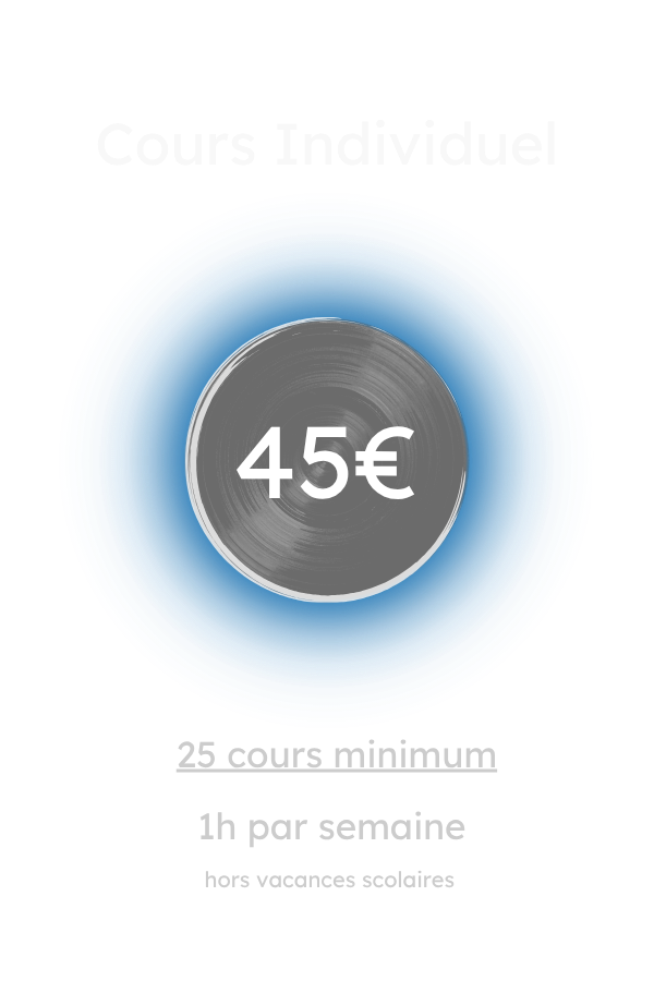 Cours de Chant, Inscription Anné Indiv  - 45€ par personne