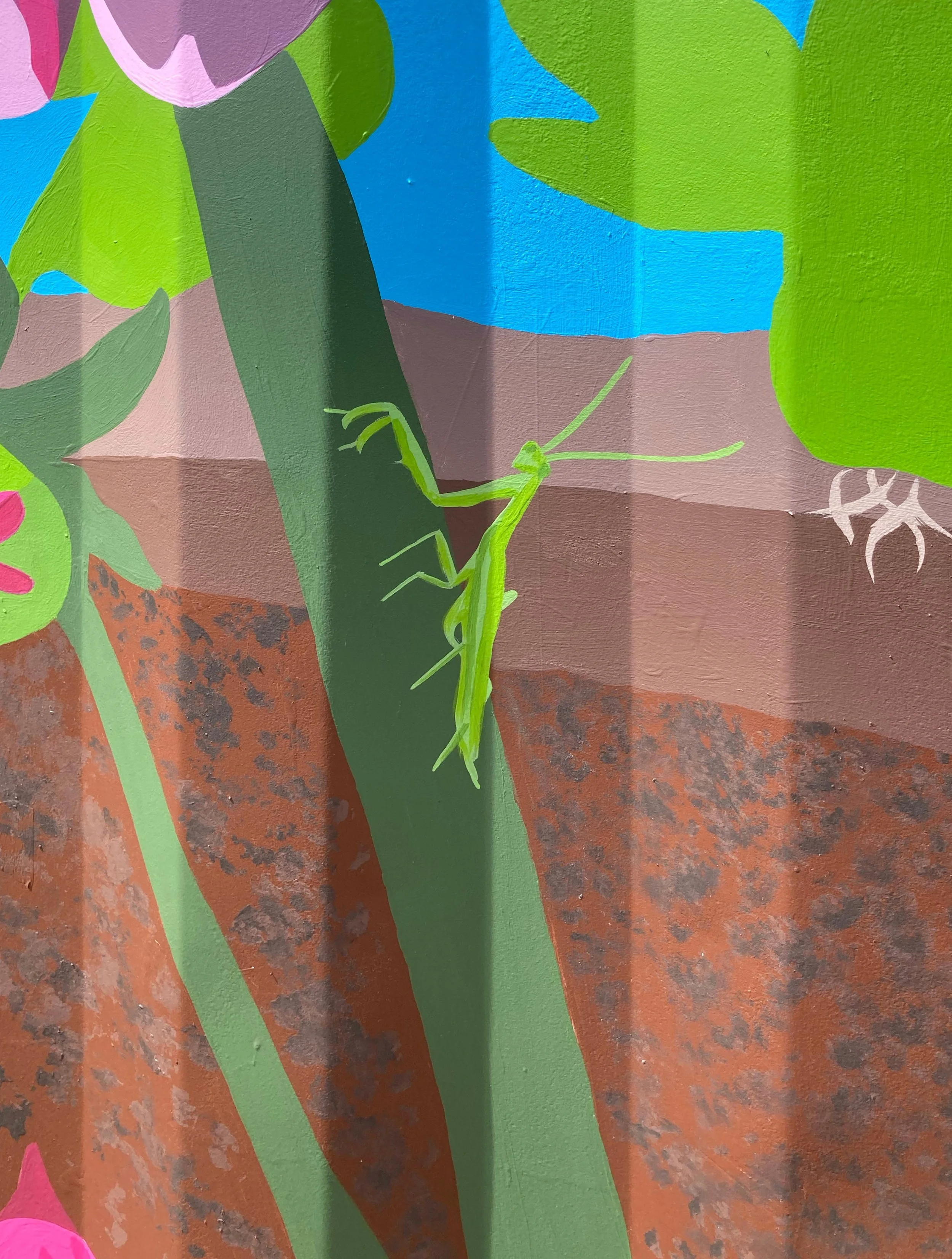 Mural Elk Run Farm (7) praying mantis.JPEG