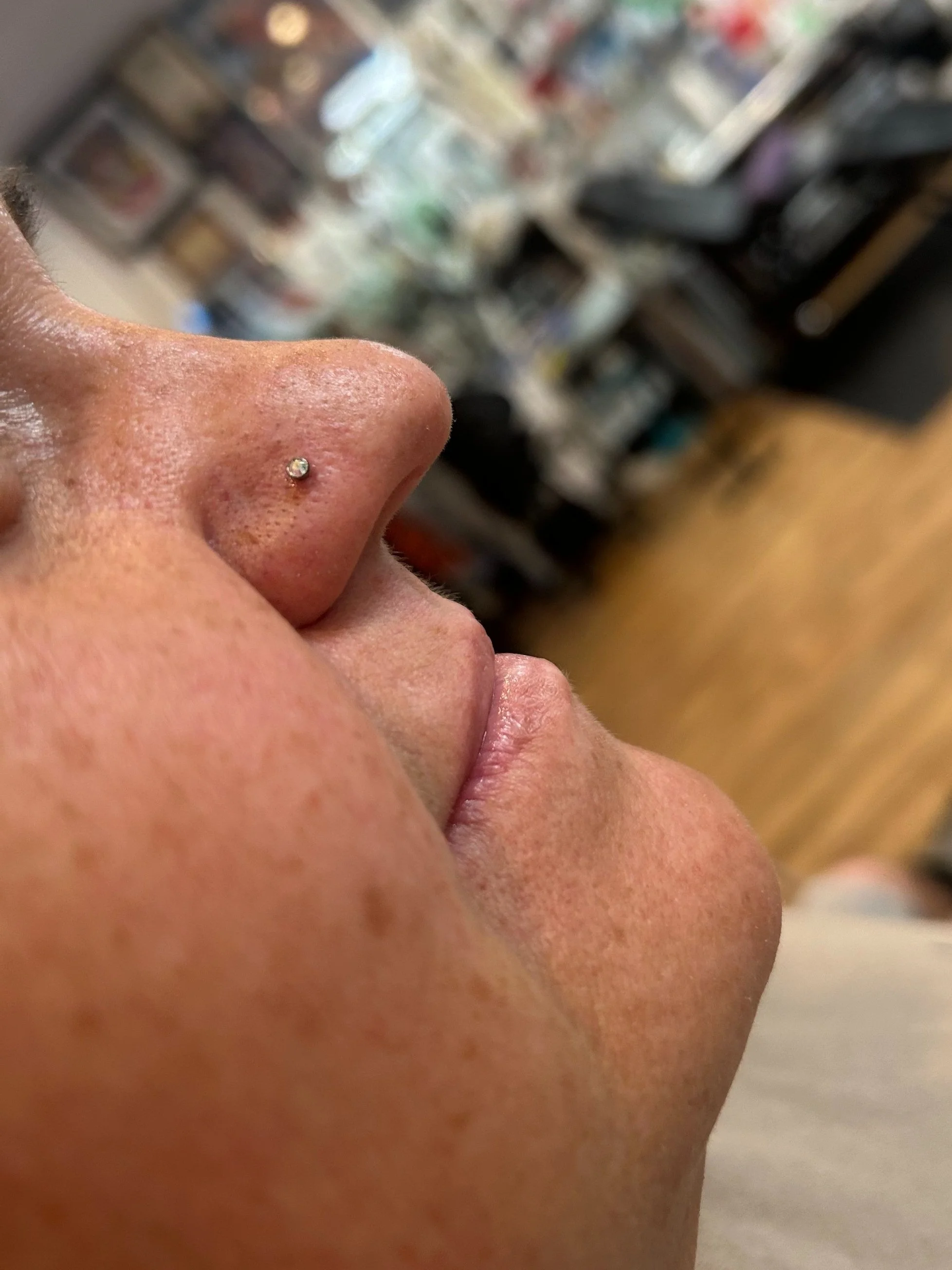 Nostril piercing