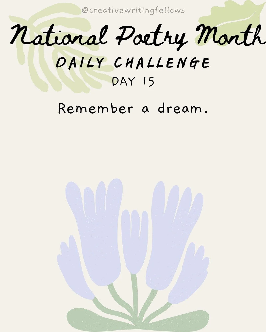 #NationalPoetryMonth Challenge week 3🐞🌸