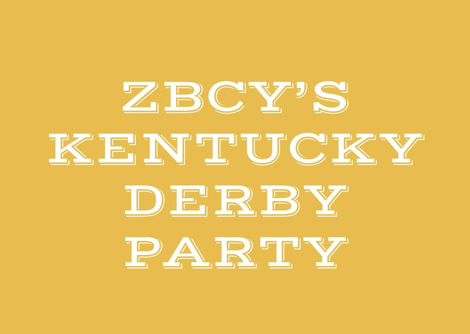 Youth Mission Project / Kentucky Derby Party
