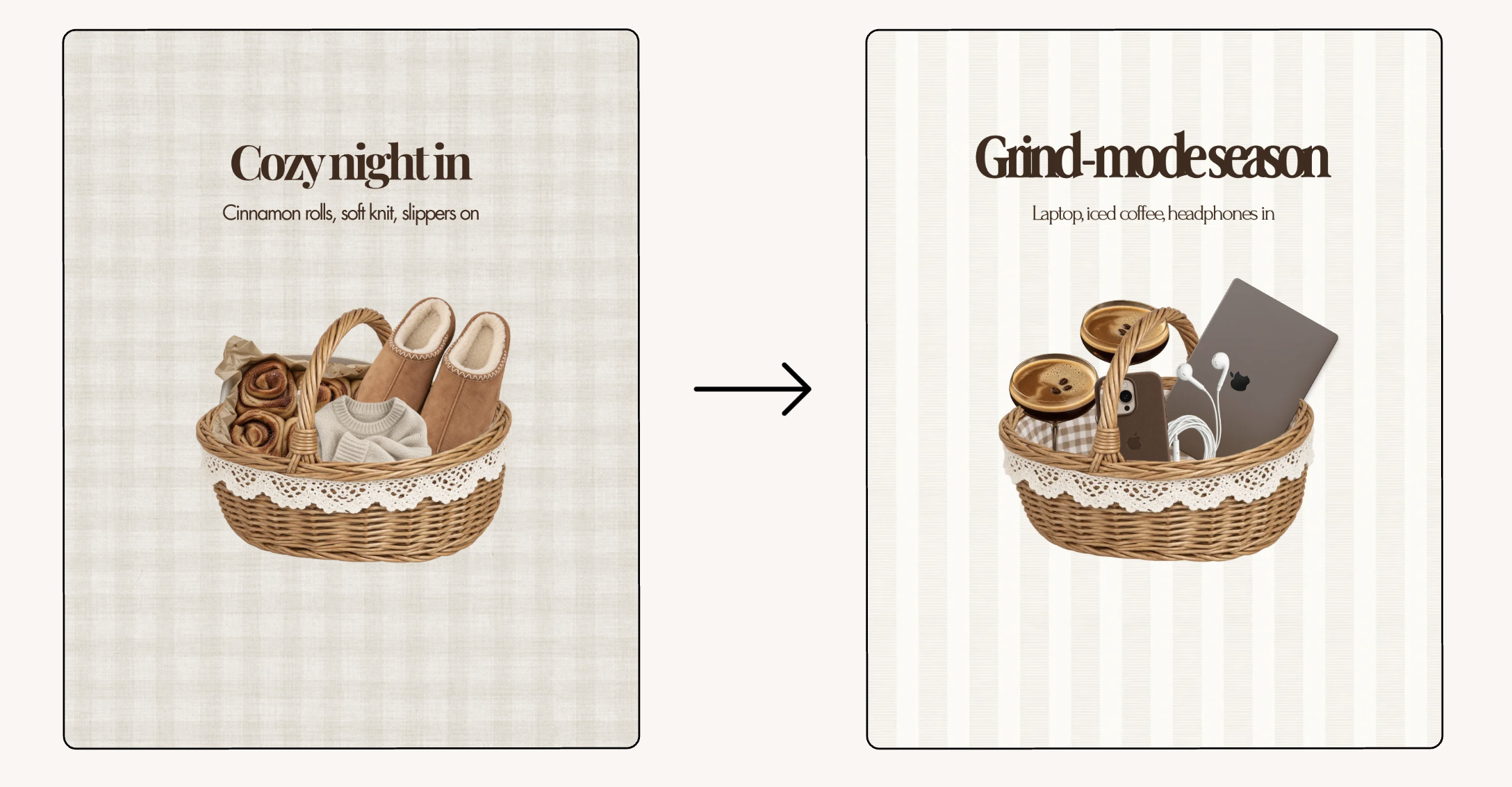 Autumn Canva template customized for a different brand