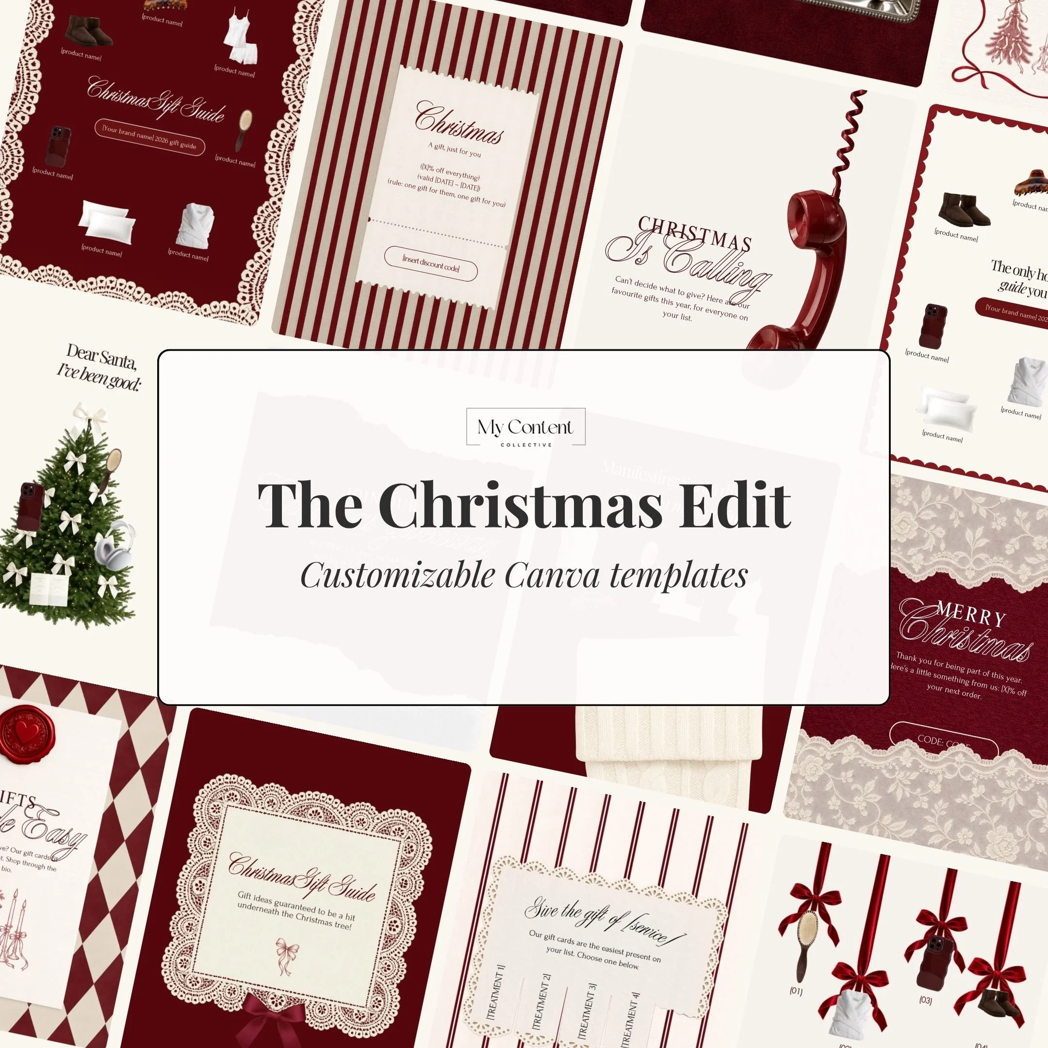 Christmas Customizable Canva Templates