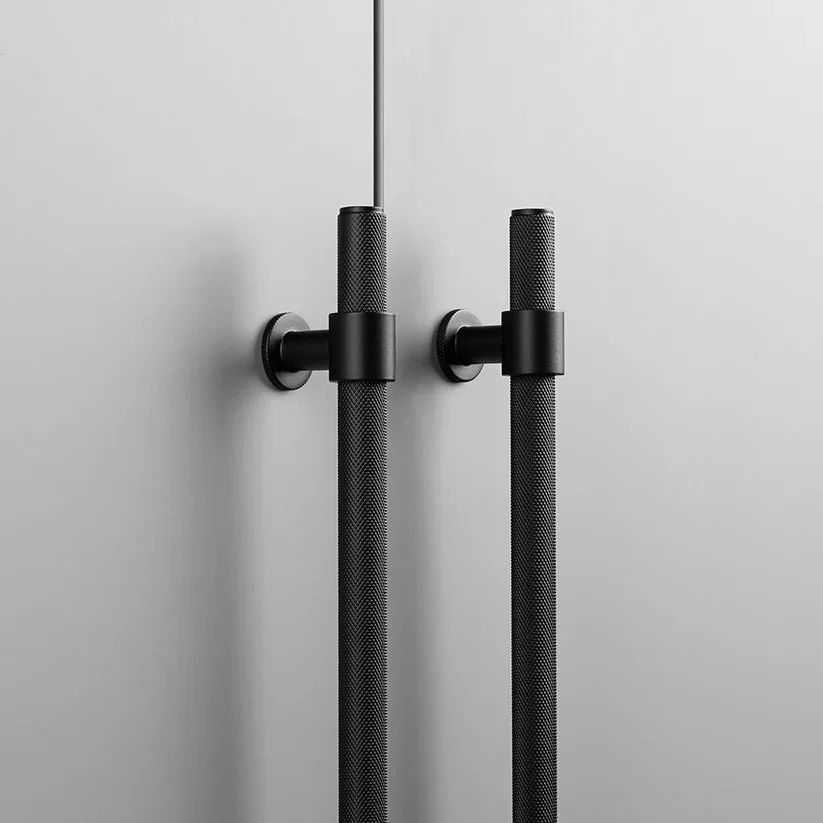 Black Belgravia Textured Pull Handles