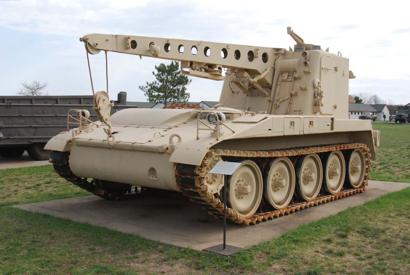 The M578 Light Armored Recovery Vehicle is one of the many large artifacts displayed at the Minnesota Military and Veterans Museum. The M578 is used as a recovery and repair vehicle by most service branches, including self-propelled artillery battali