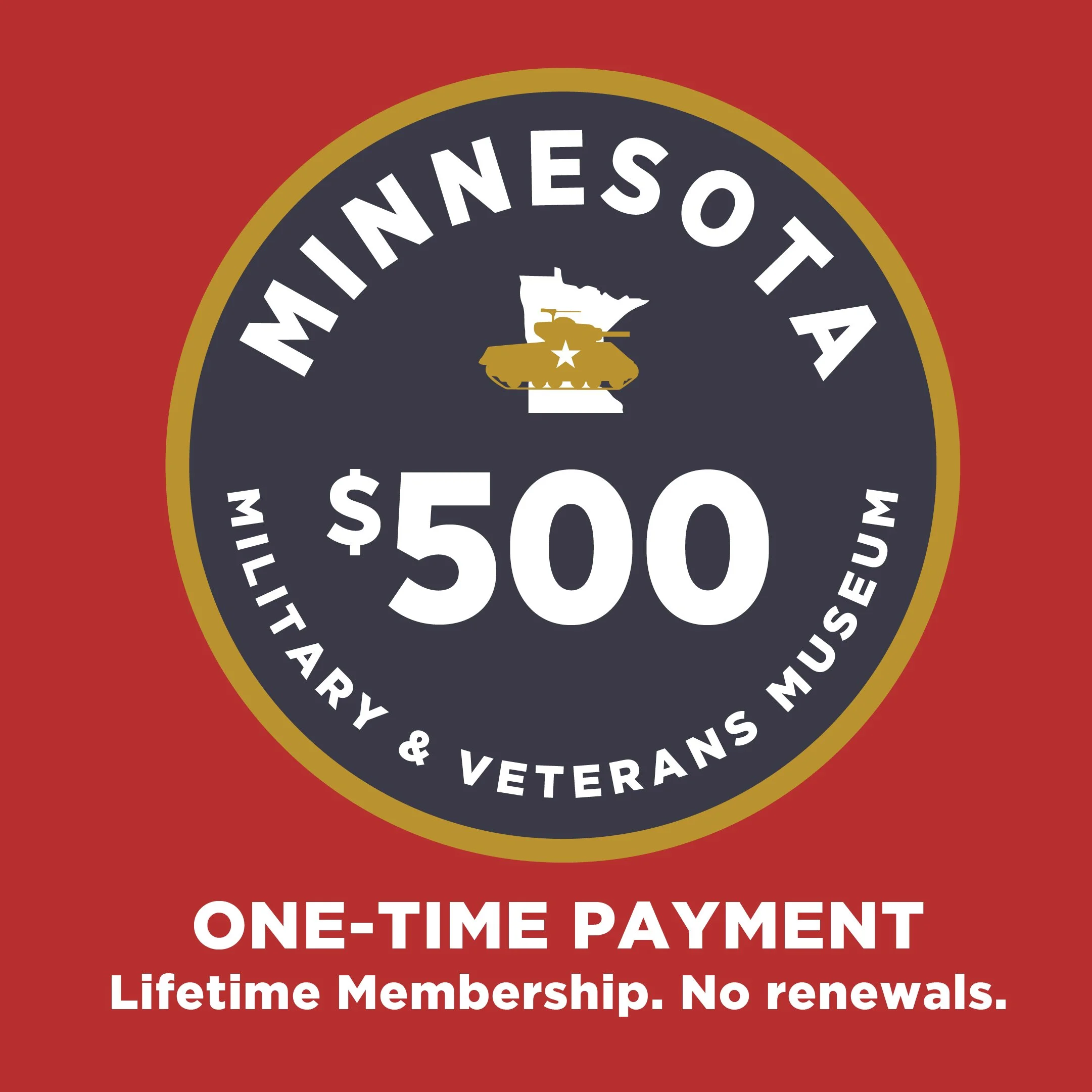 Lifetime Membership — $500 Contribution