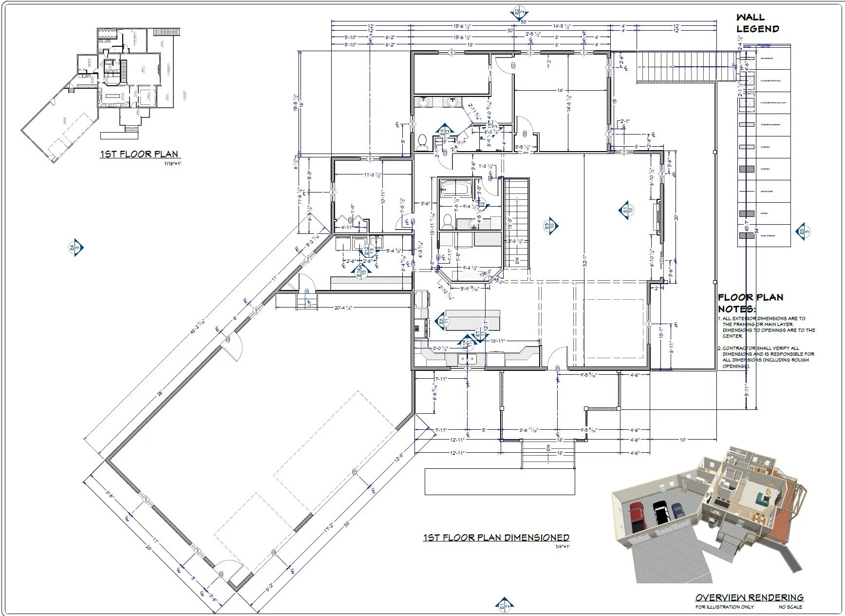 Blue prints, Construction Documents