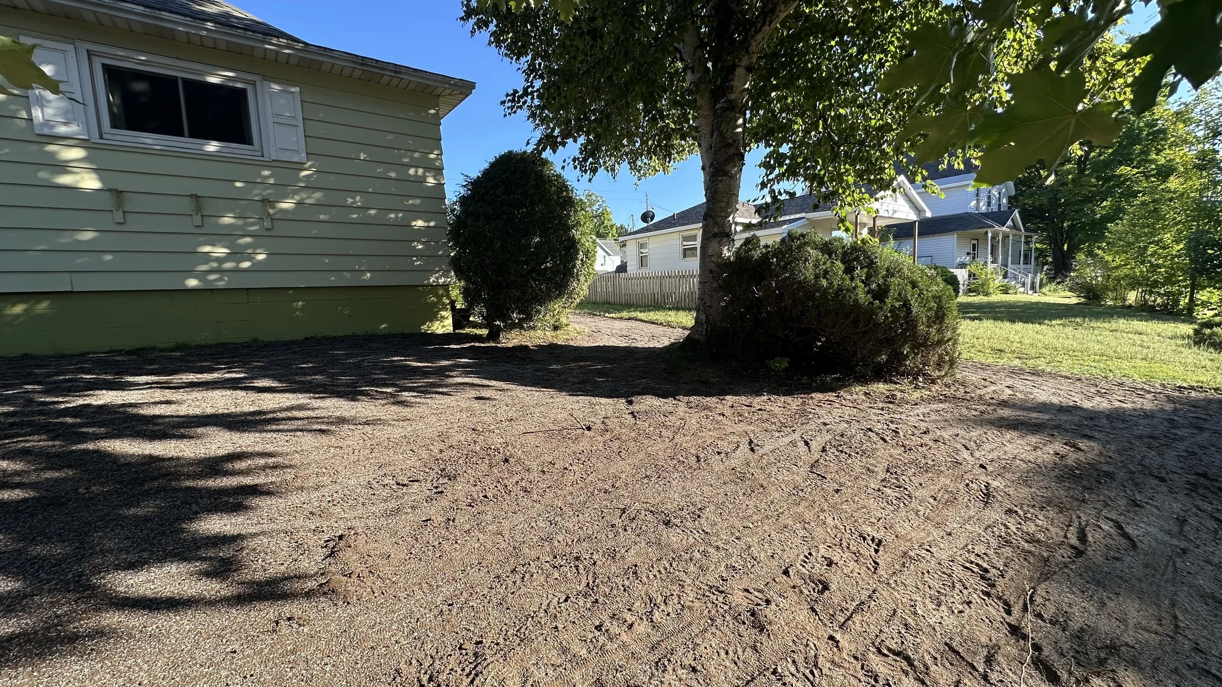 Full Lawn Renovation in Negaunee, Michigan: Bringing a Yard Back to Life