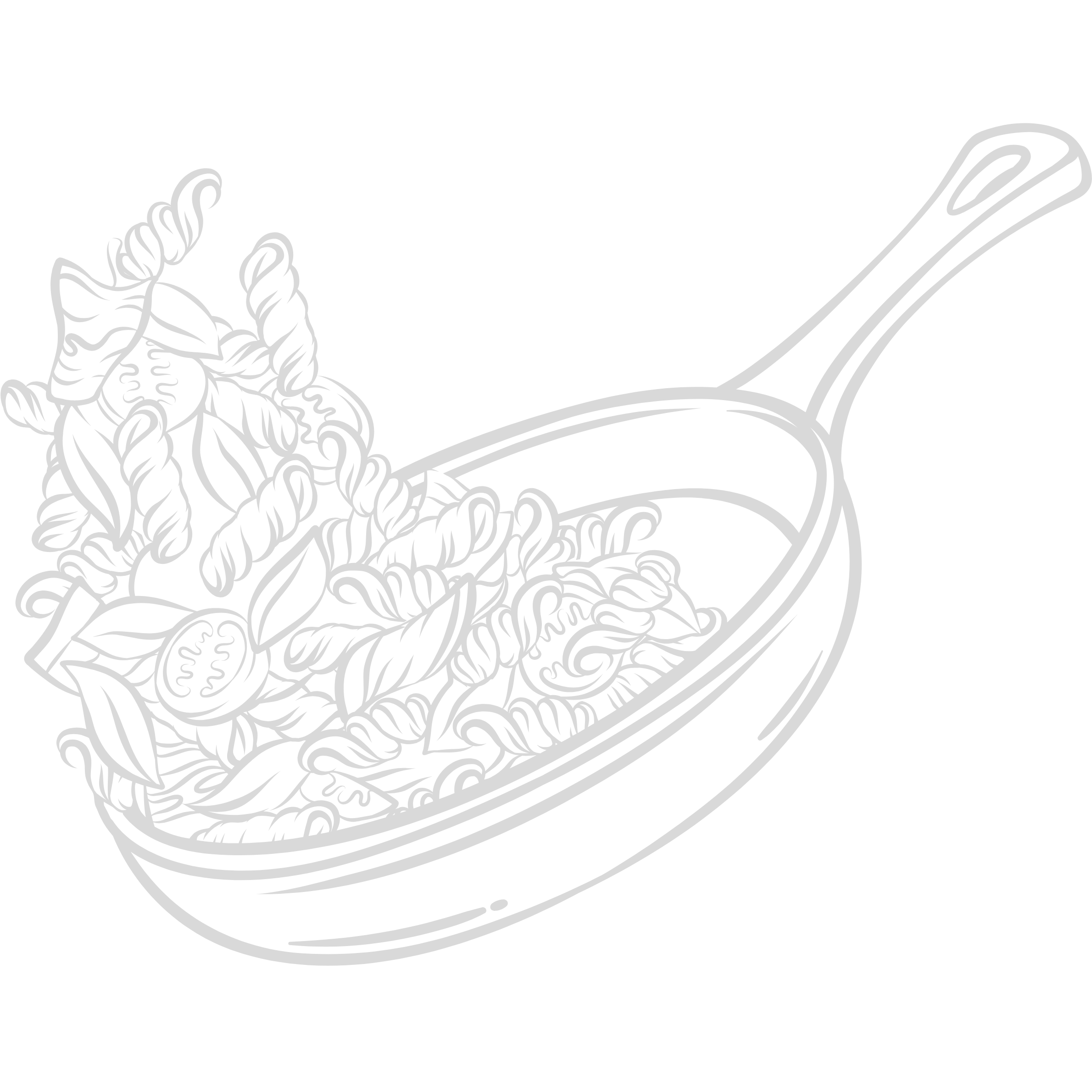 food in pan