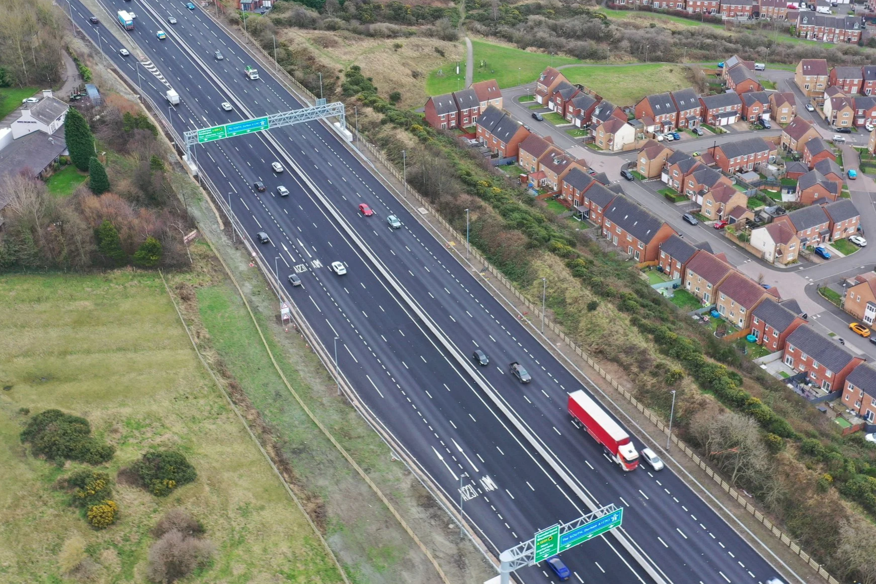 A1 Central Reservation Barrier