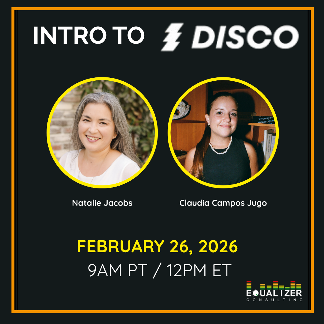 Intro to DISCO with Claudia Campos Jugo