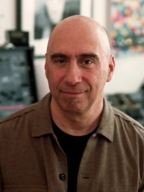 Prolific composer and Emmy winner, Joel Goodman in his studio