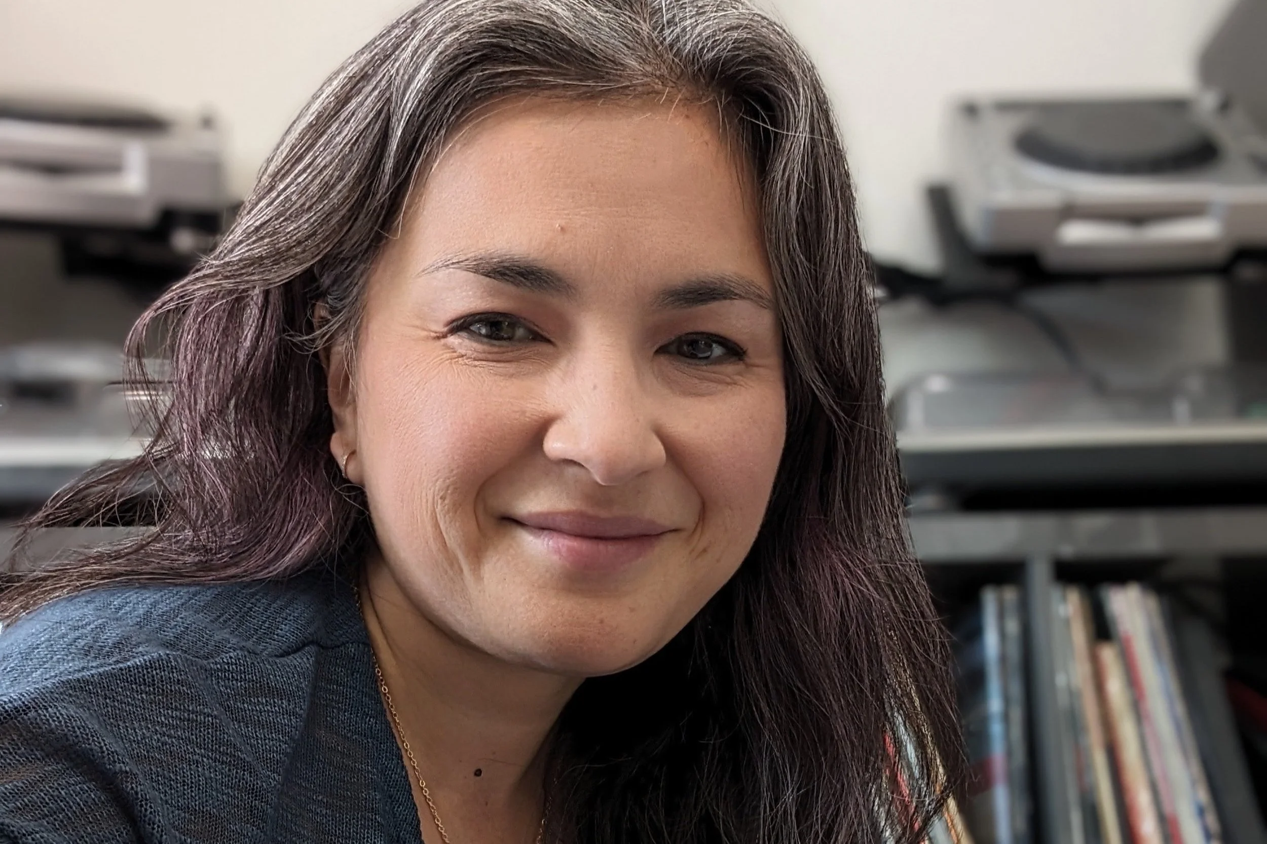 Music industry expert Natalie Jacobs speaking at UC Berkeley Masterclass